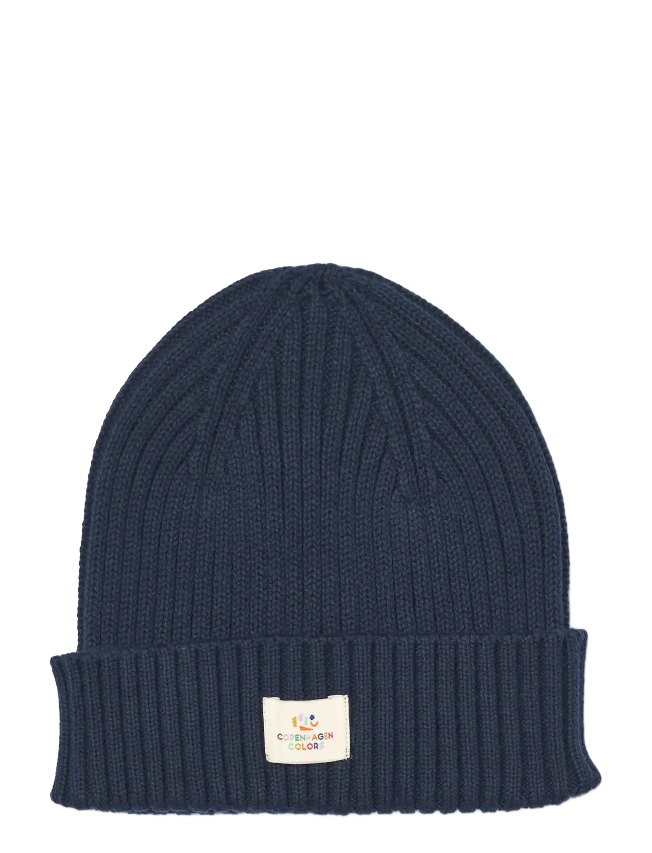 Copenhagen Colors COTTON KNITTED CLASSIC BEANIE - Accessoires - NAVY / navy