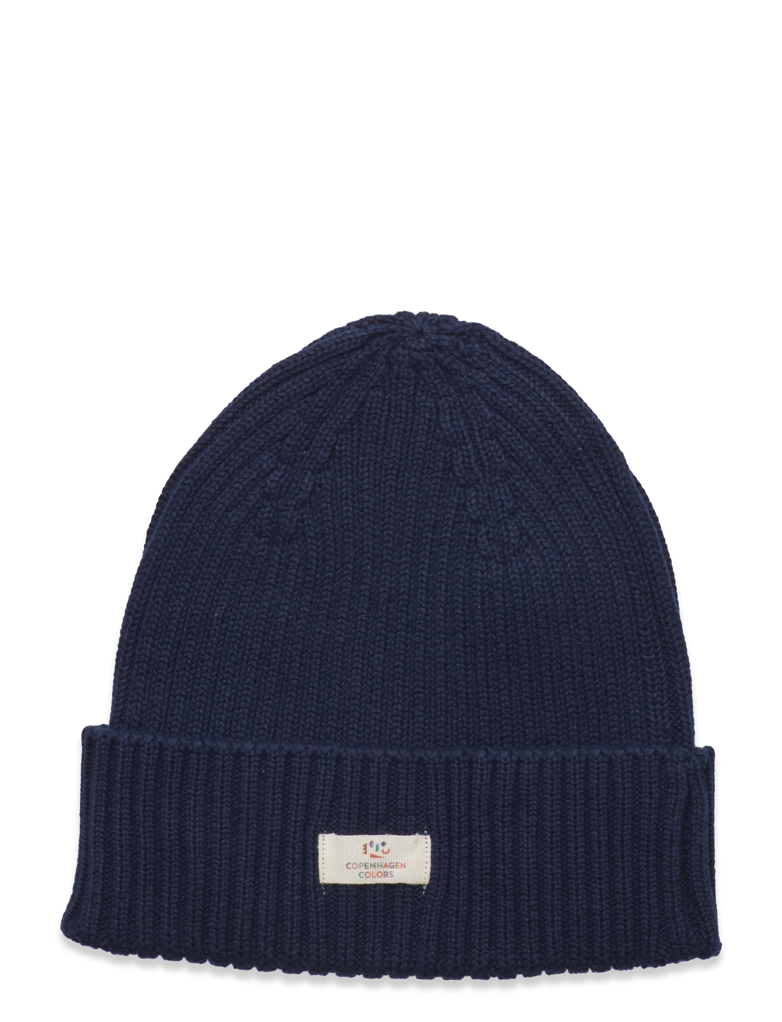 Copenhagen Colors COTTON KNITTED CLASSIC BEANIE - Accessoires - NAVY / navy