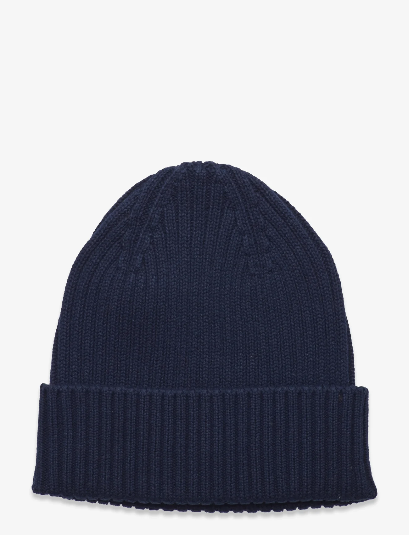 Copenhagen Colors - COTTON KNITTED CLASSIC BEANIE - madalaimad hinnad - navy - 1
