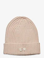 COTTON KNITTED CLASSIC BEANIE - SOFT PINK