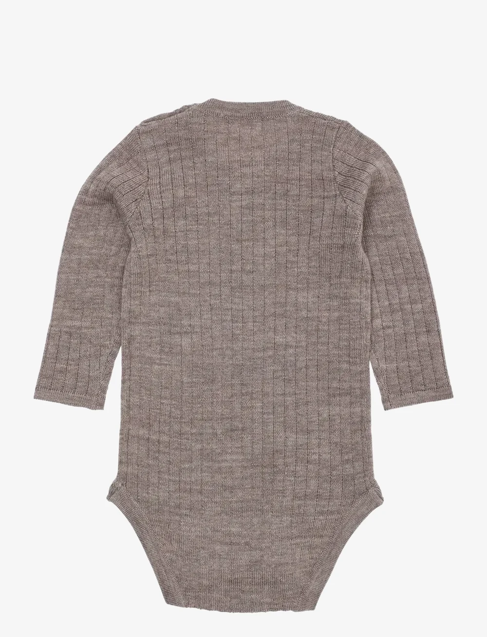 Copenhagen Colors - MERINO LS RIB BODYSTOCKING - pitkähihaiset bodyt - natural melange - 1