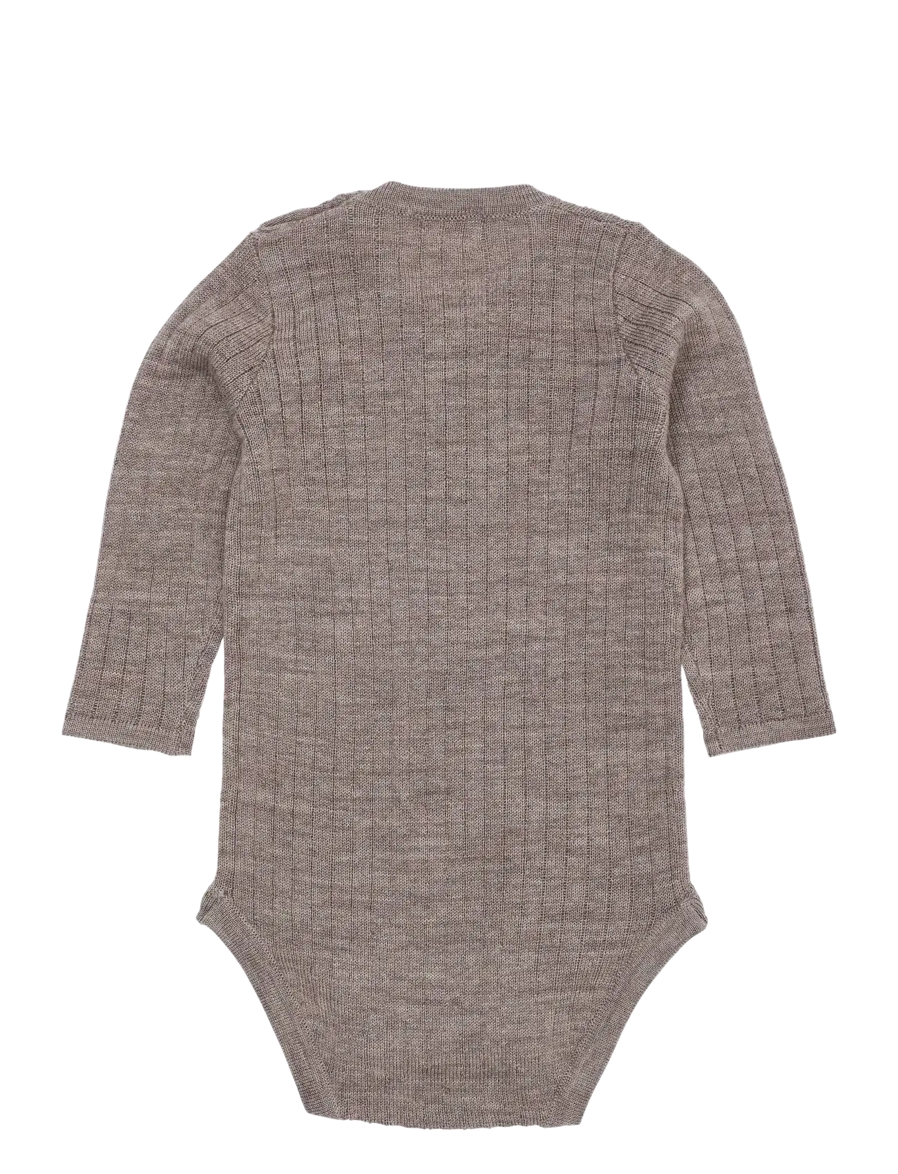 Copenhagen Colors - MERINO LS RIB BODYSTOCKING - langærmede bodyer - natural melange - 1