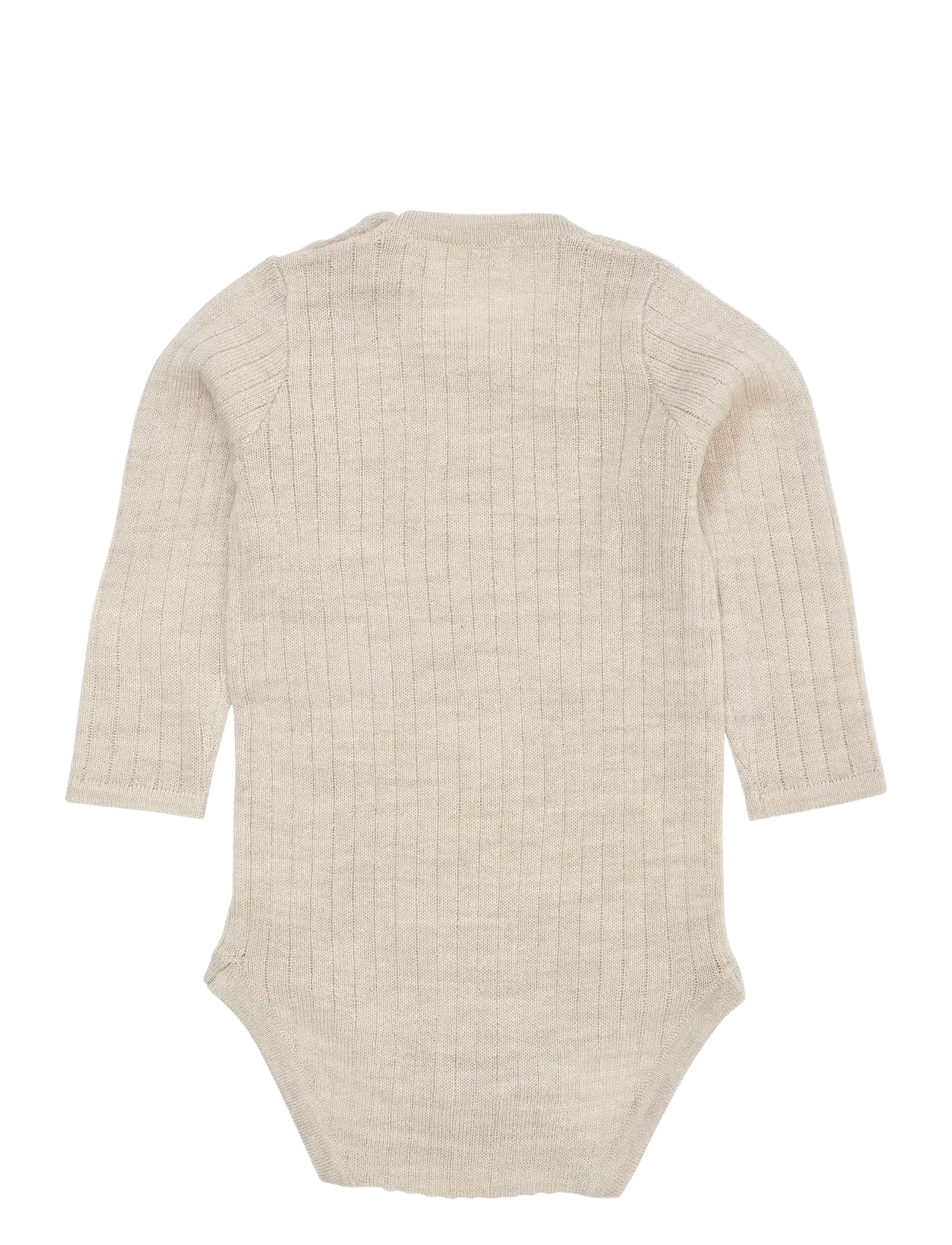 Copenhagen Colors - MERINO LS RIB BODYSTOCKING - langärmelige bodys - pale cream melange - 1