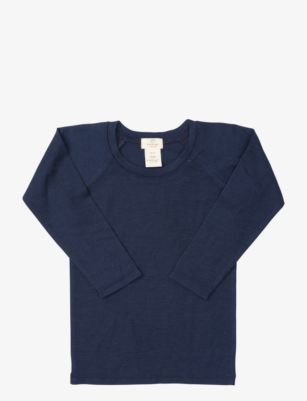 Copenhagen Colors MERINO LIGHT KNITTED T-SHIRT LS - Basics - NAVY / navy