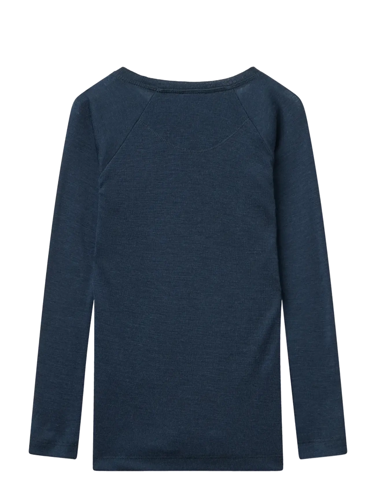 Copenhagen Colors - Merino Light Knitted T-Shirt LS - långärmade t-shirts - navy - 3