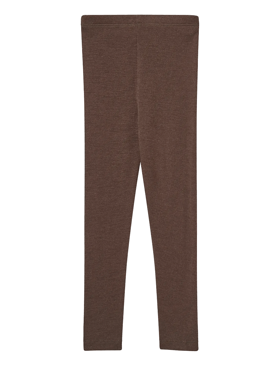 Copenhagen Colors - Merino Light Knitted Leggings - dk brown - 0