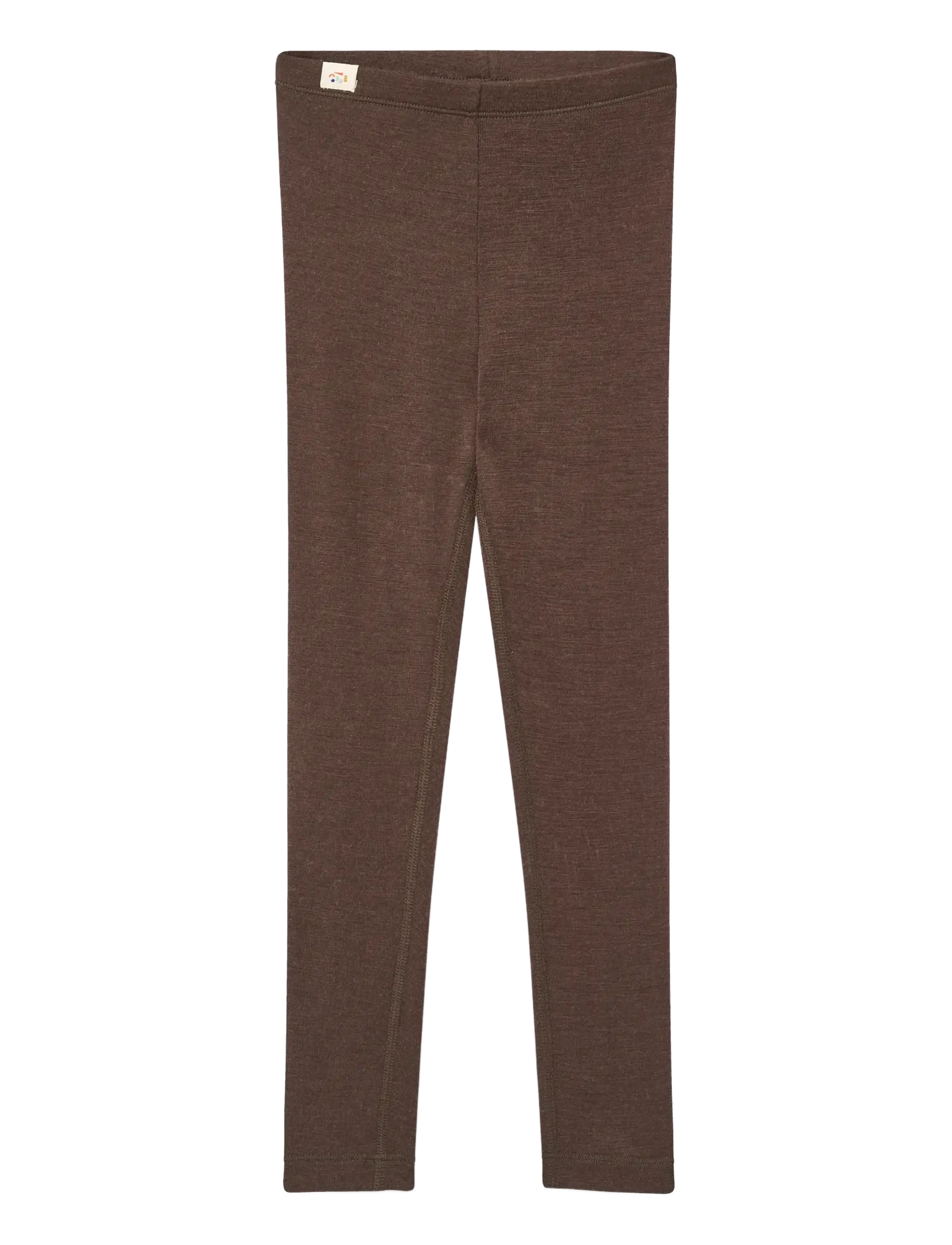 Copenhagen Colors - Merino Light Knitted Leggings - dk brown - 1