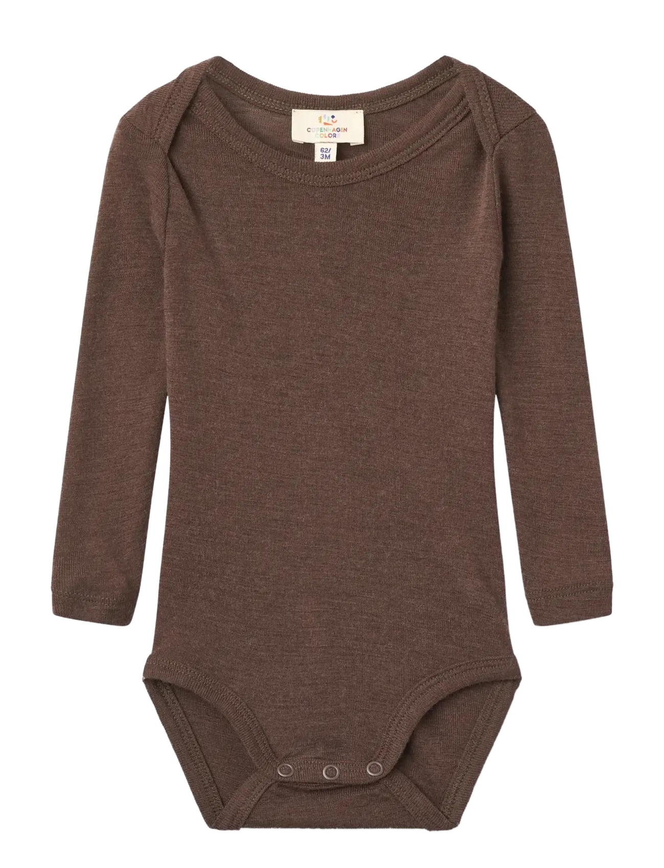 Copenhagen Colors Merino Light Knitted Bodystocking - Base layer baby - DK BROWN / brown