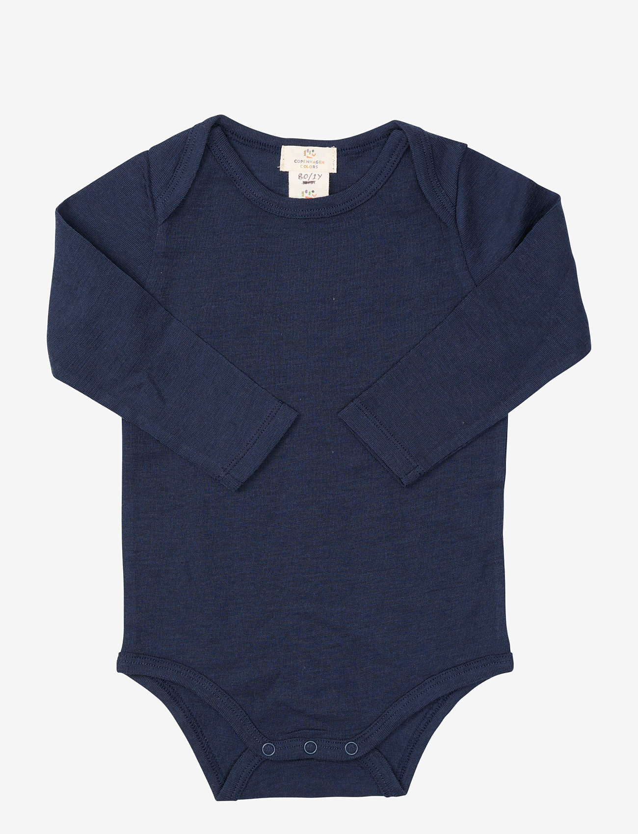 Copenhagen Colors - MERINO LIGHT KNITTED BODYSTOCKING - langærmede bodyer - navy - 1