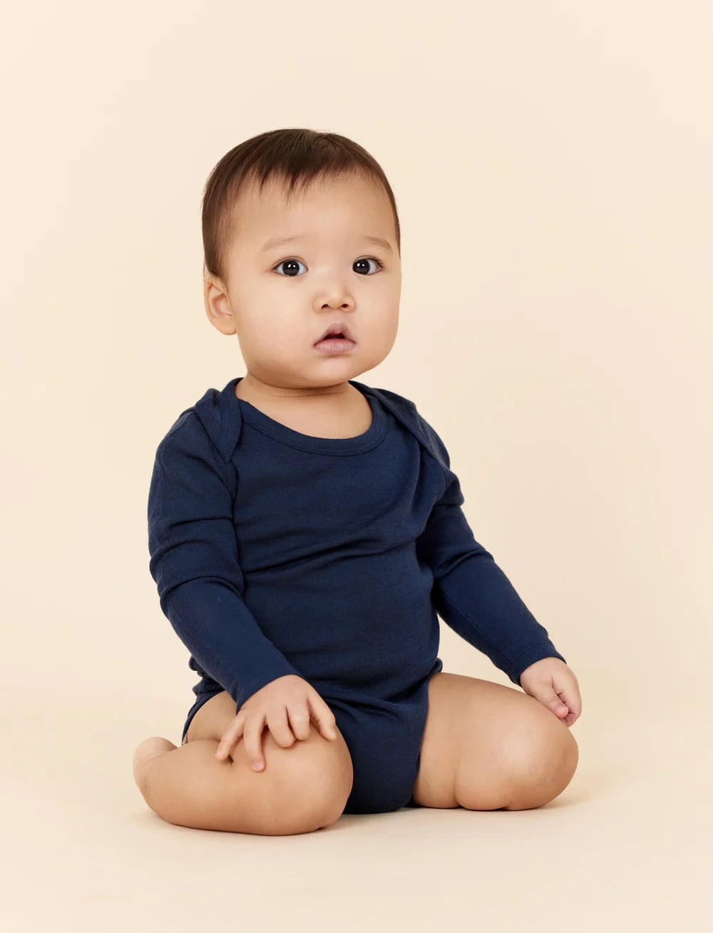 Copenhagen Colors - MERINO LIGHT KNITTED BODYSTOCKING - langermede bodyer - navy - 0