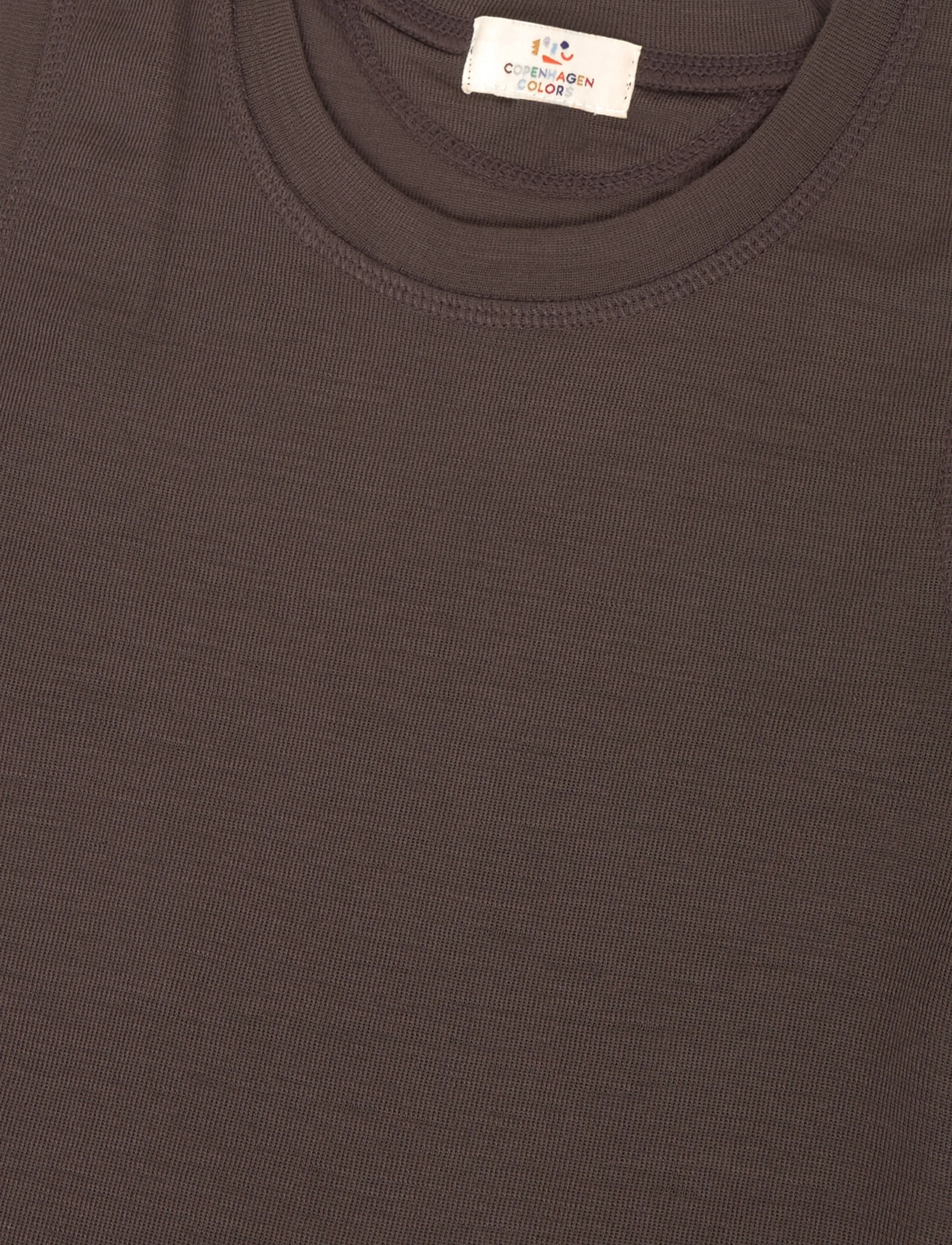 Copenhagen Colors - MERINO LIGHT KNITTED TANK - base layer baby - dk brown - 2