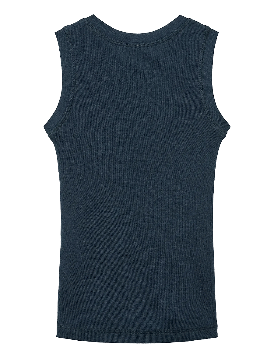 Copenhagen Colors - Merino Light Knitted Tank - base layer baby - navy - 2