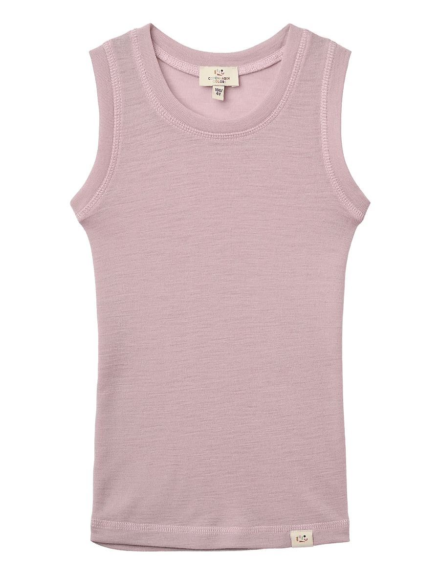 Copenhagen Colors - Merino Light Knitted Tank - aluskihina kantavad alussärgid - violet ice - 0