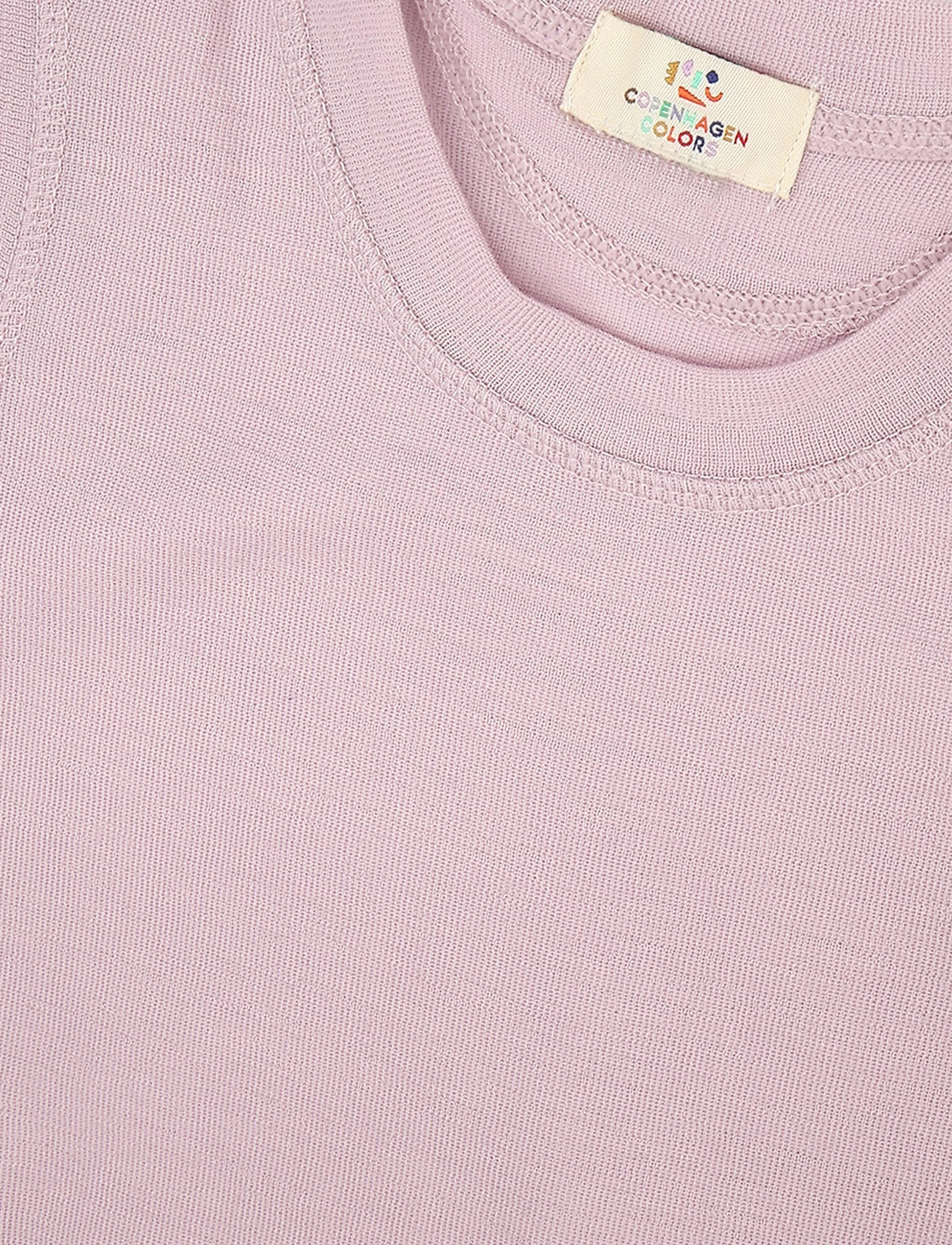 Copenhagen Colors - Merino Light Knitted Tank - underställ baby - violet ice - 2