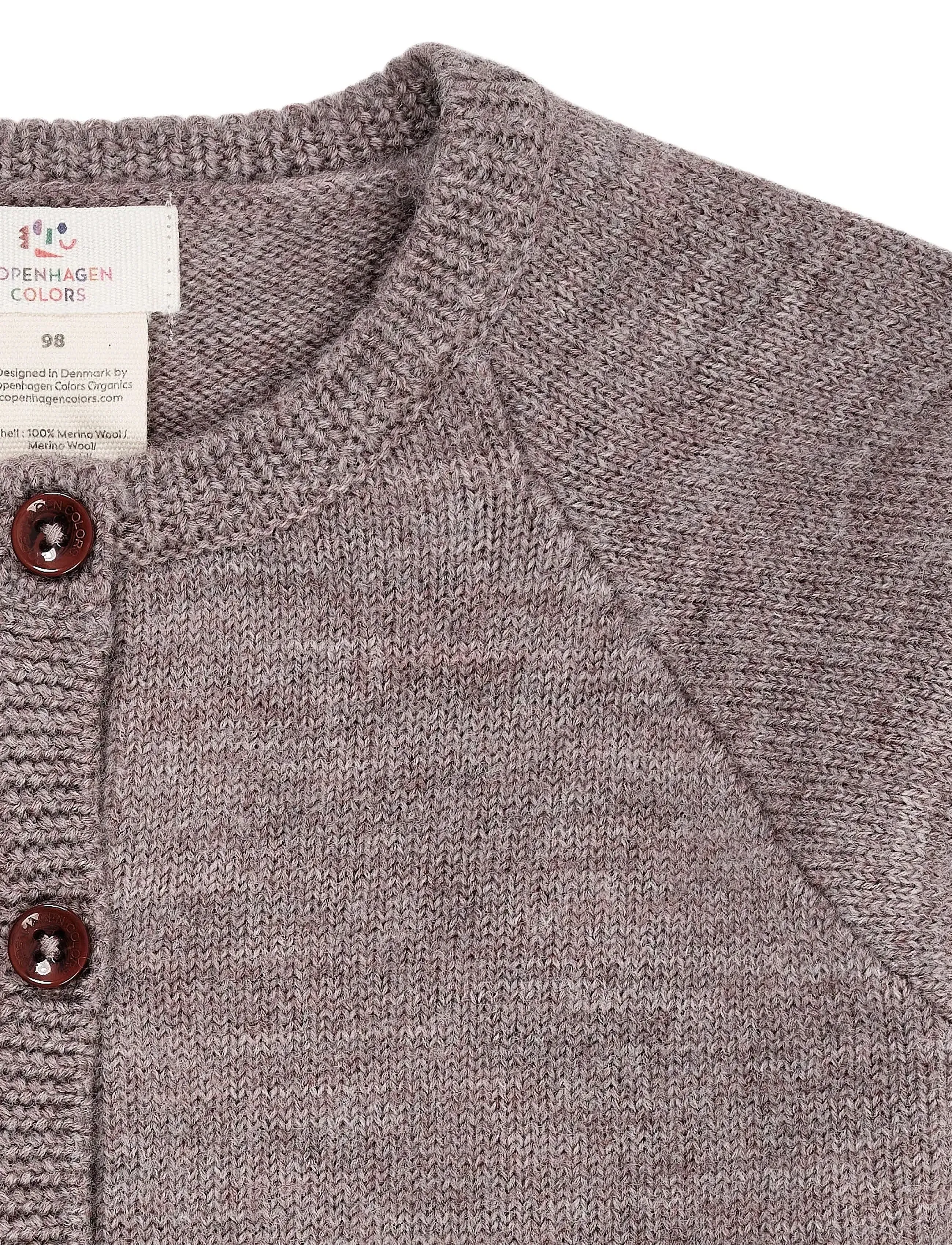 Copenhagen Colors - MERINO KNITTED CARDIGAN - kardiganid - natural melange - 2