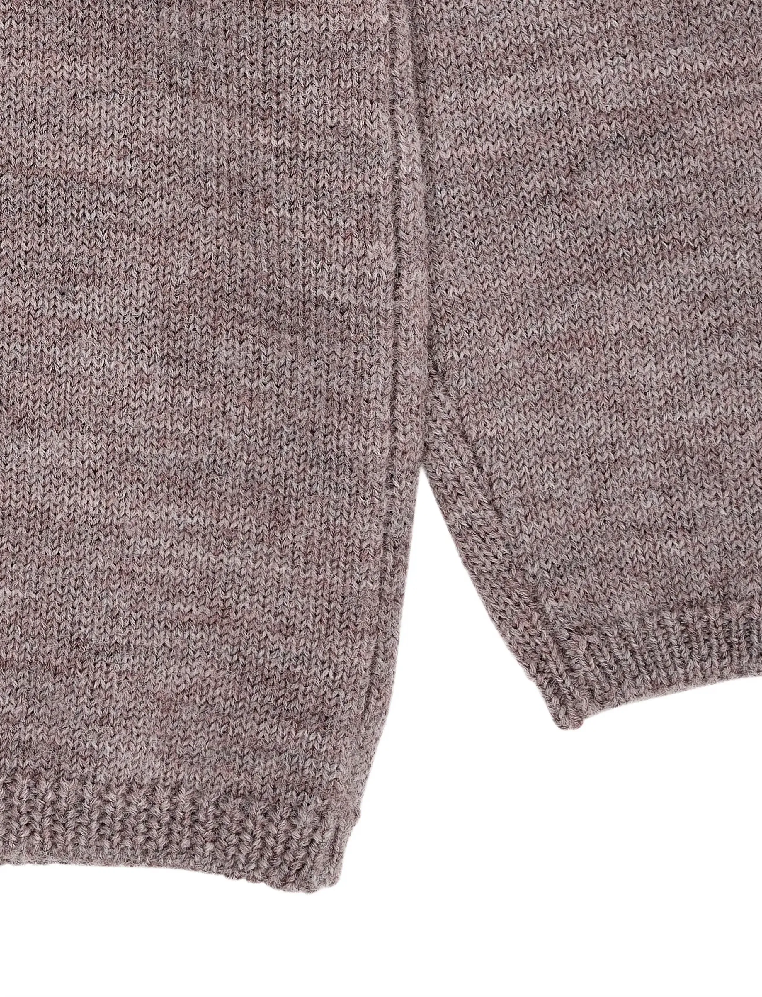 Copenhagen Colors - Merino Knitted Cardigan - kardiganid - natural melange - 3