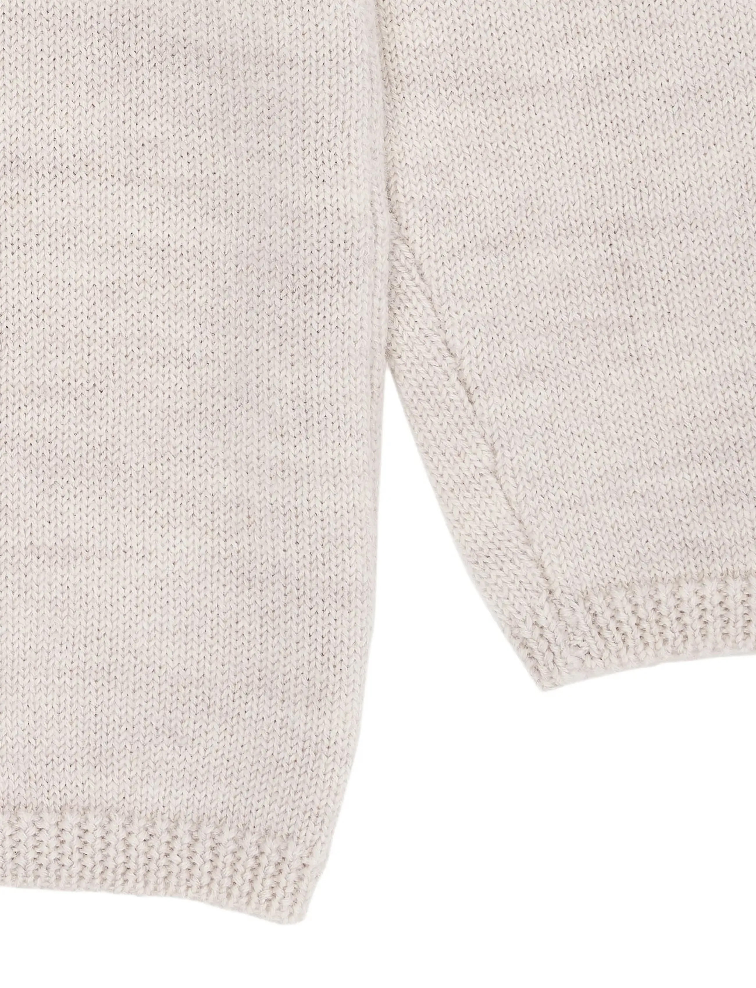Copenhagen Colors - Merino Knitted Cardigan - herbstliche kleidung - pale cream melange - 5