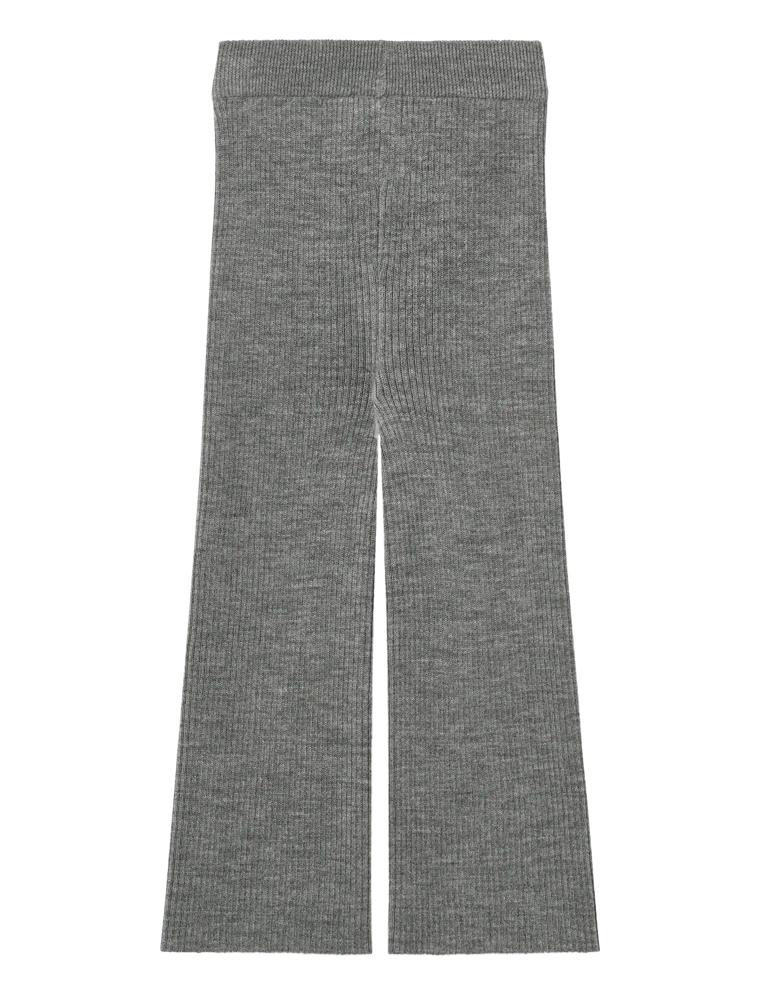 Copenhagen Colors - Merino Wide Rib Pants - beebipüksid - grey melange - 2