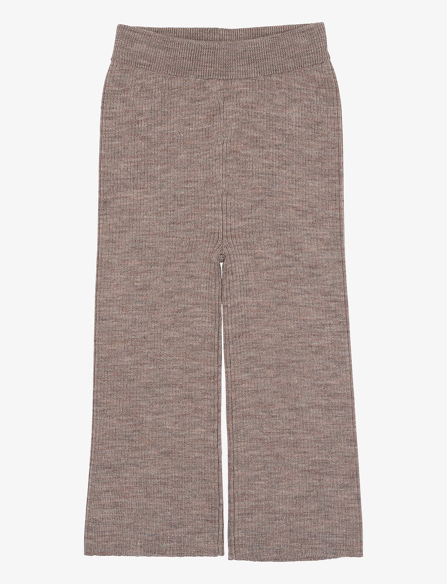 Copenhagen Colors - Merino Wide Rib Pants - natural melange - 1
