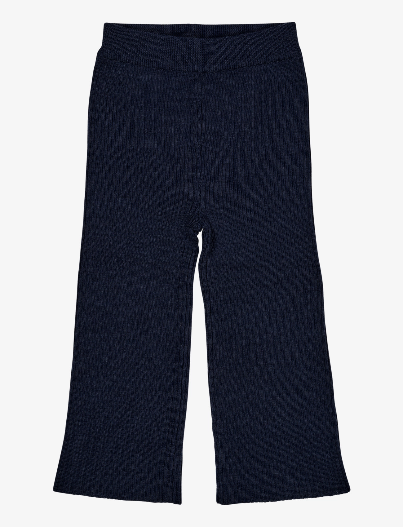 Copenhagen Colors Merino Wide Rib Pants - Bukser - NAVY / blue