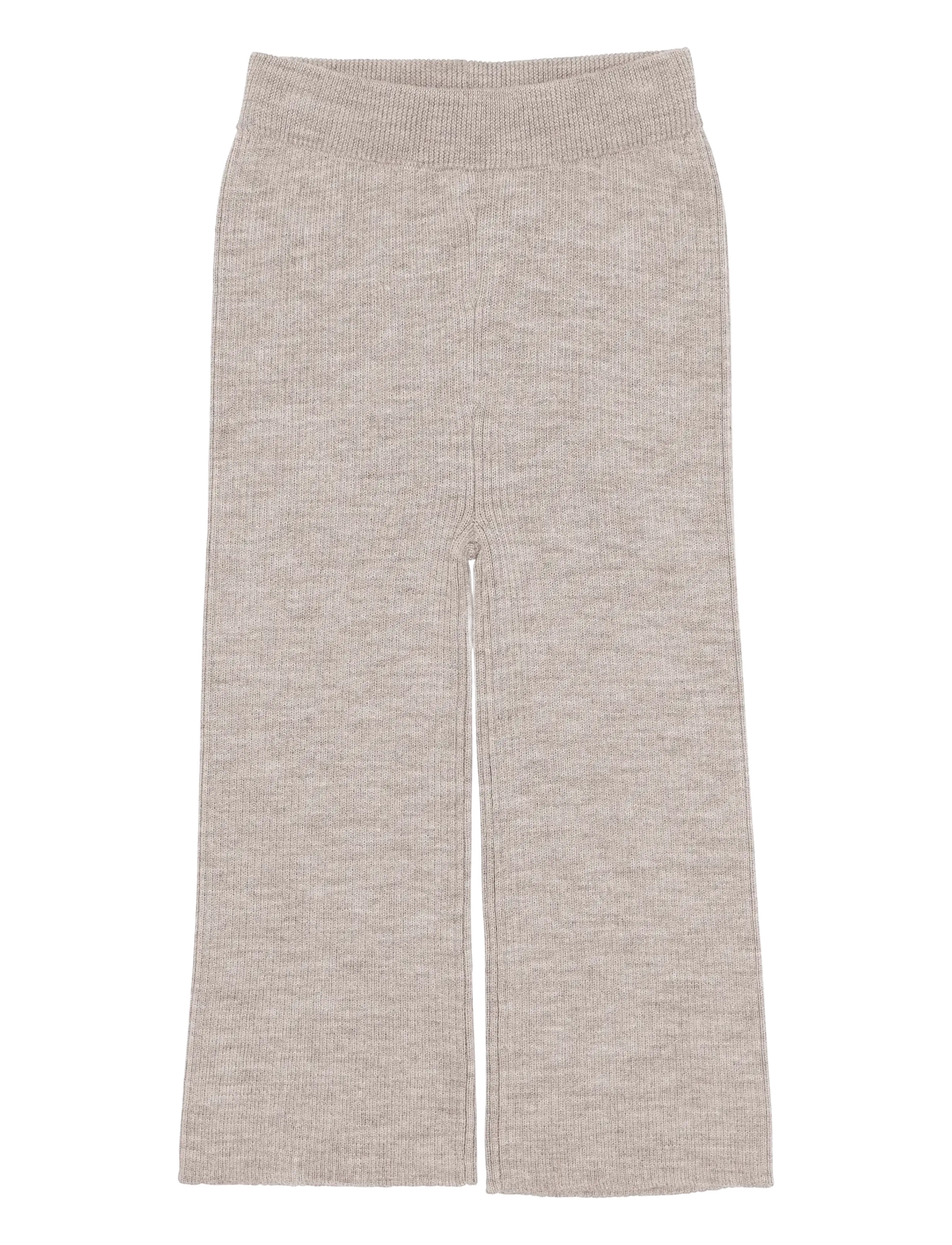 Copenhagen Colors - Merino Wide Rib Pants - baby trousers - pale cream melange - 2