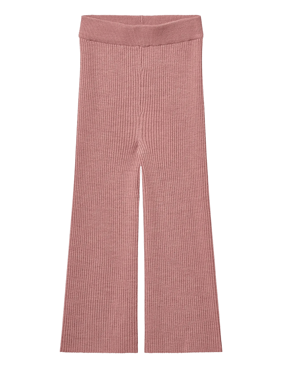 Copenhagen Colors - Merino Wide Rib Pants - babybyxor - winter rose - 0