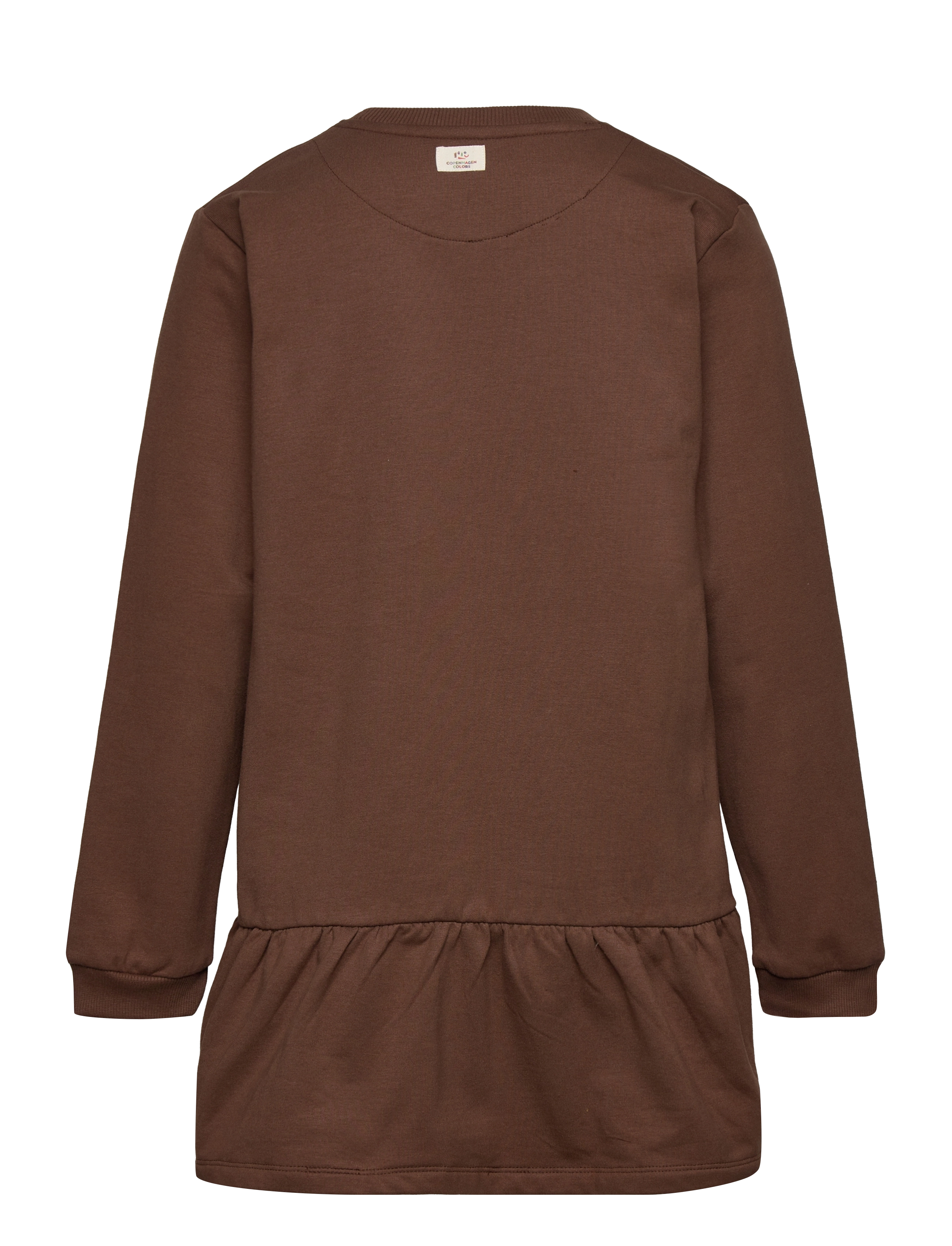 Copenhagen Colors - SWEAT DRESS BRUSHED W. LS - chocolate - 1