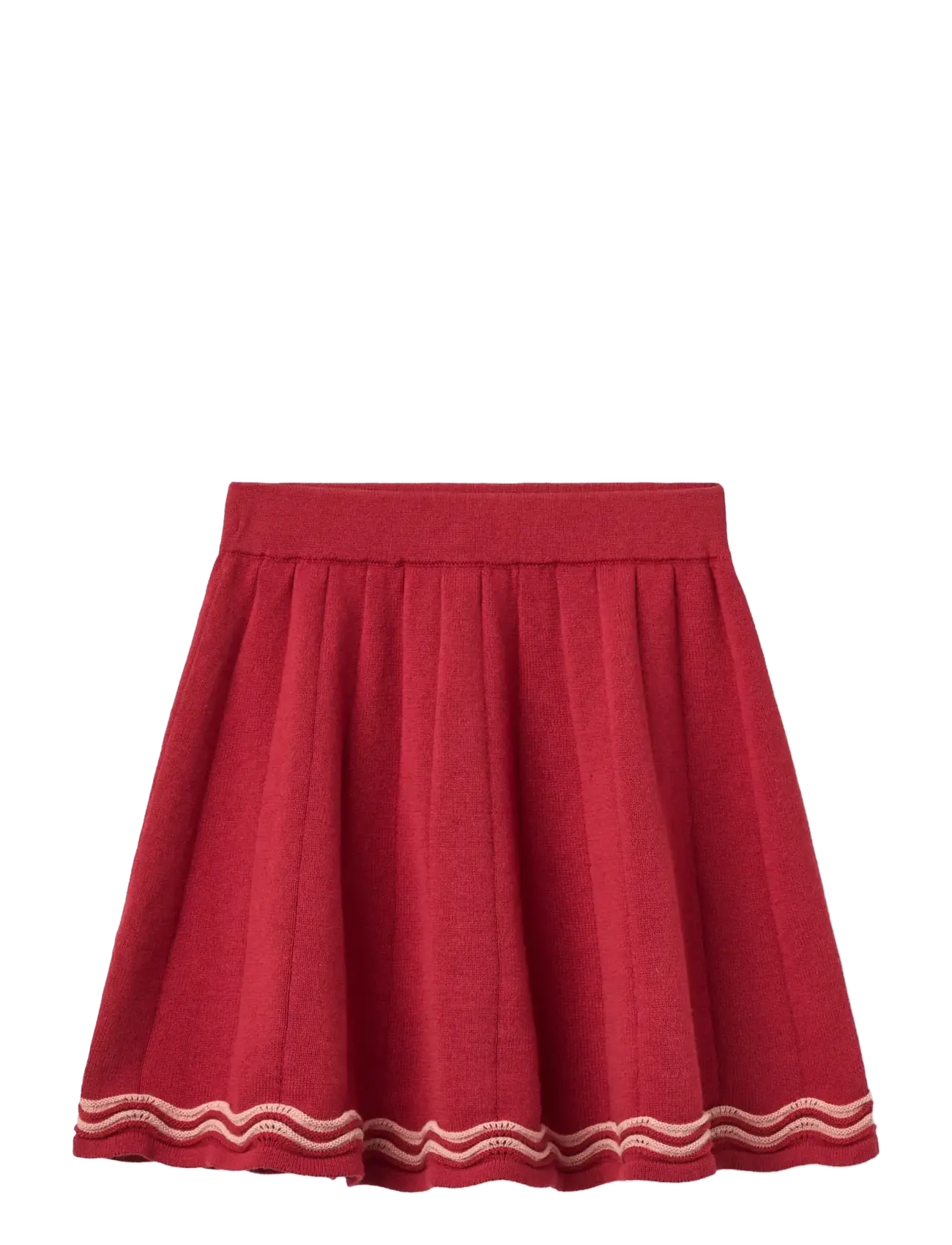 Copenhagen Colors - Knitted Tennis Skirt - red comb. - 1