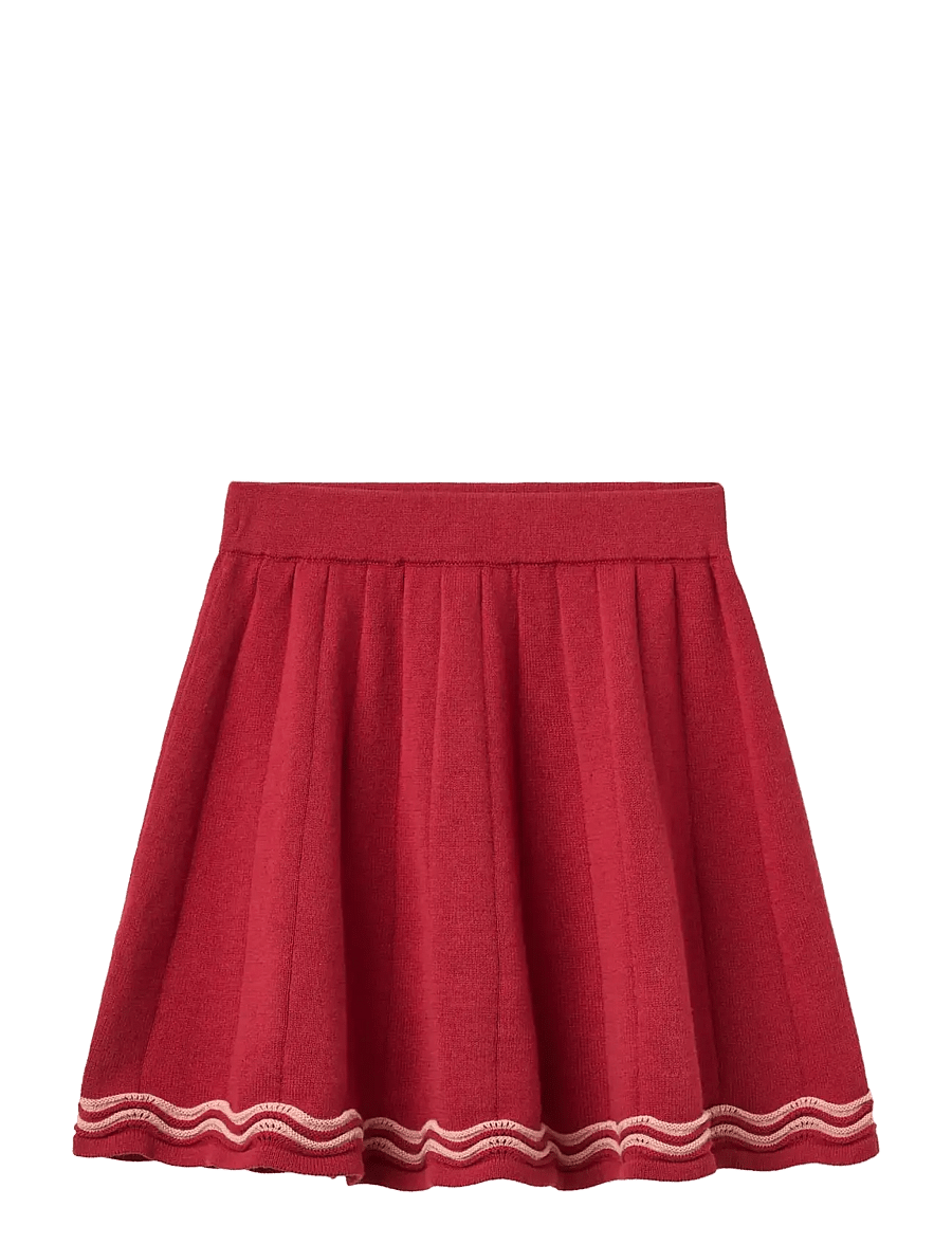 Copenhagen Colors - Knitted Tennis Skirt - red comb. - 1