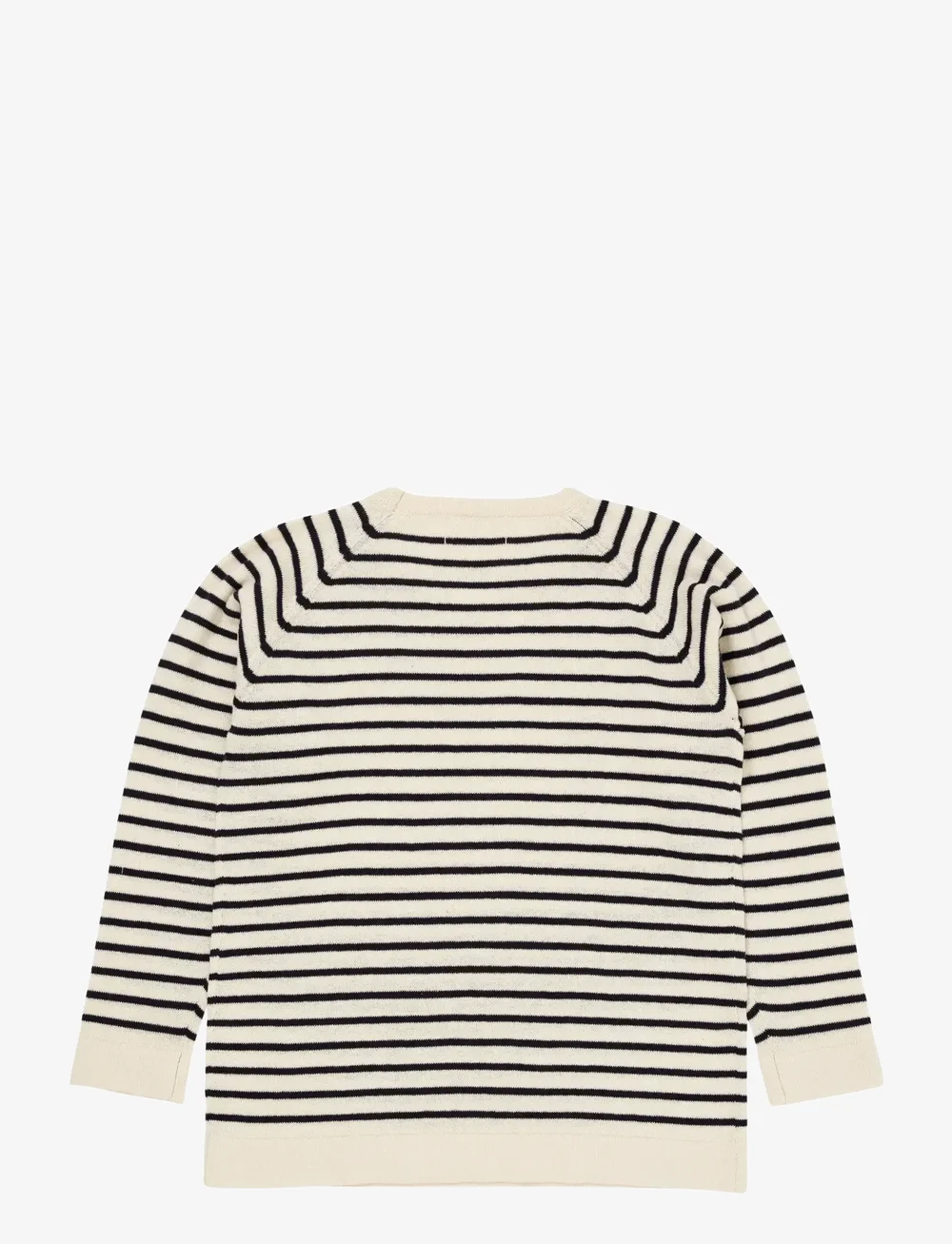 Copenhagen Colors - LT. KNITTED T-SHIRT LS - pullover - cream/navy comb. - 1