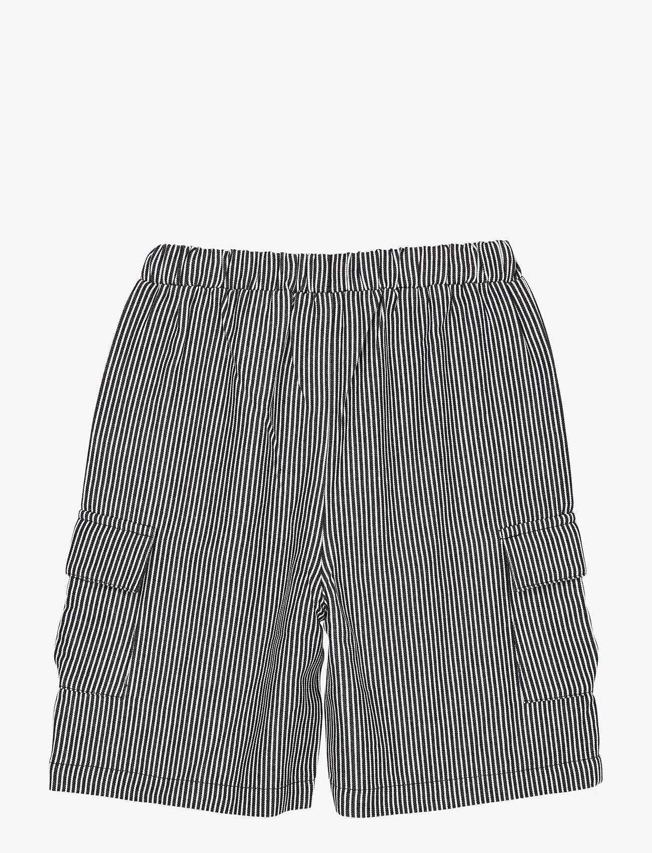 Copenhagen Colors - STRIPED POCKET SHORTS - lühikesed vabaajapüksid - navy stripe - 1