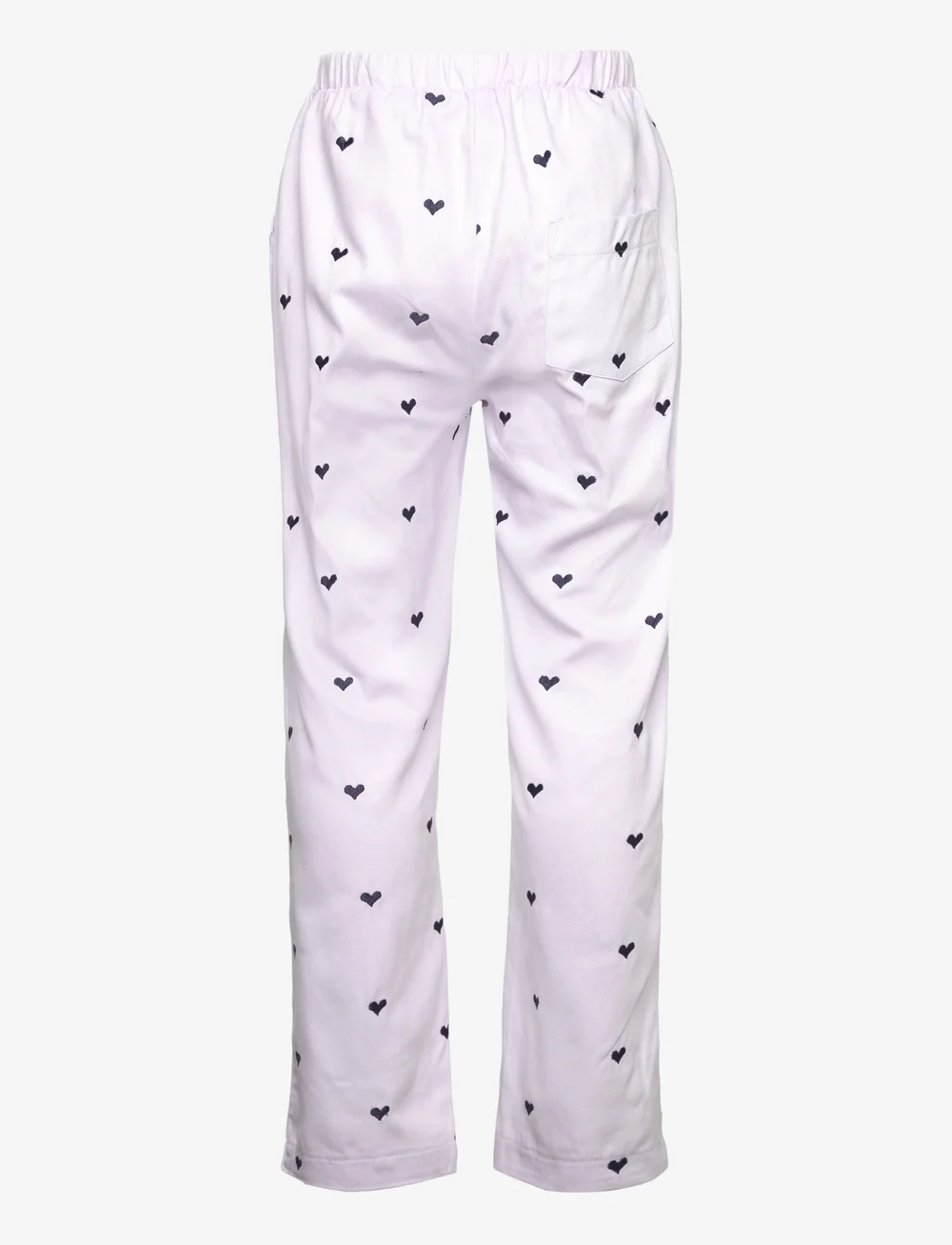Copenhagen Colors - TWILL HEART PANTS - night & underwear - lavender w. navy hearts - 2