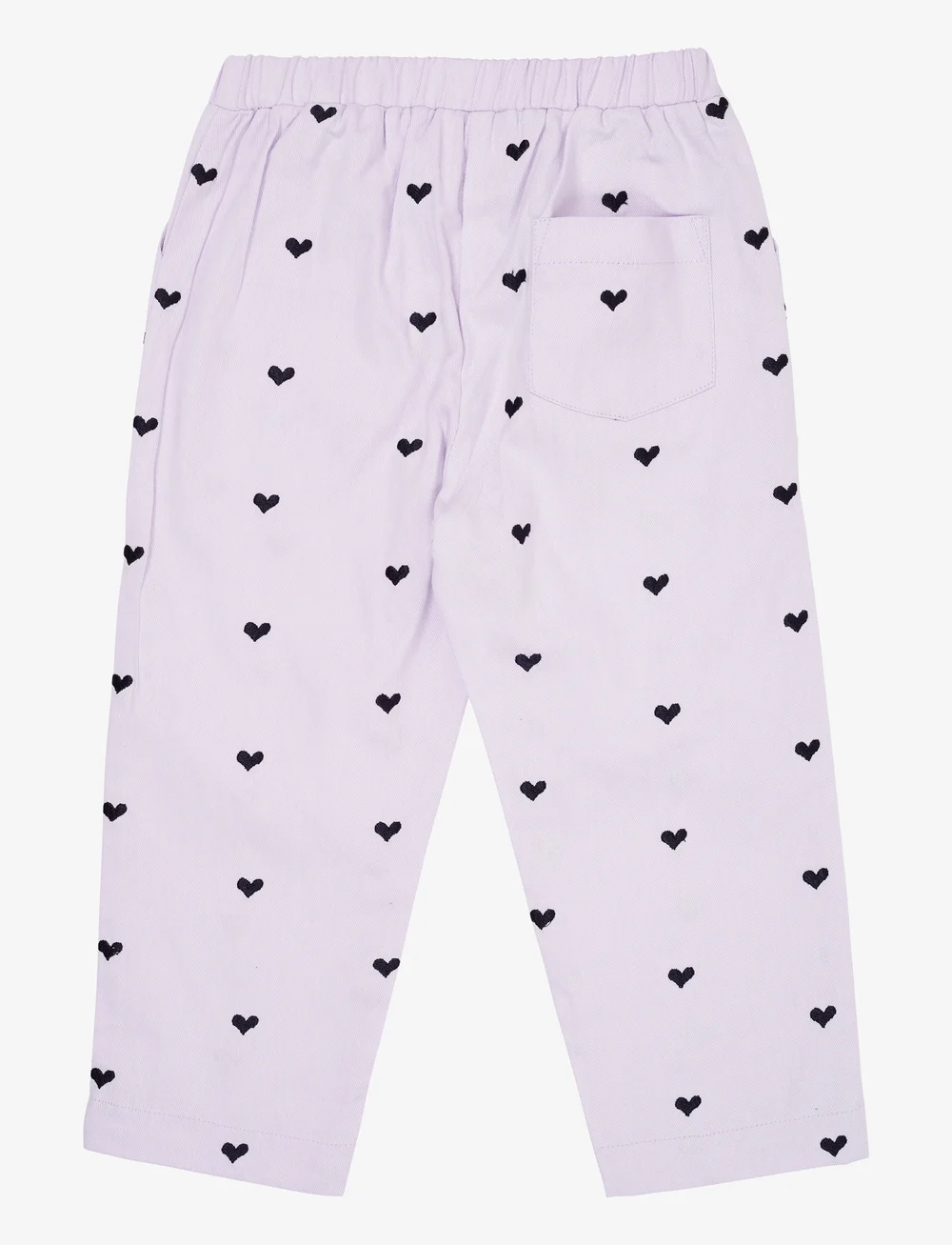 Copenhagen Colors - TWILL HEART PANTS - night & underwear - lavender w. navy hearts - 3