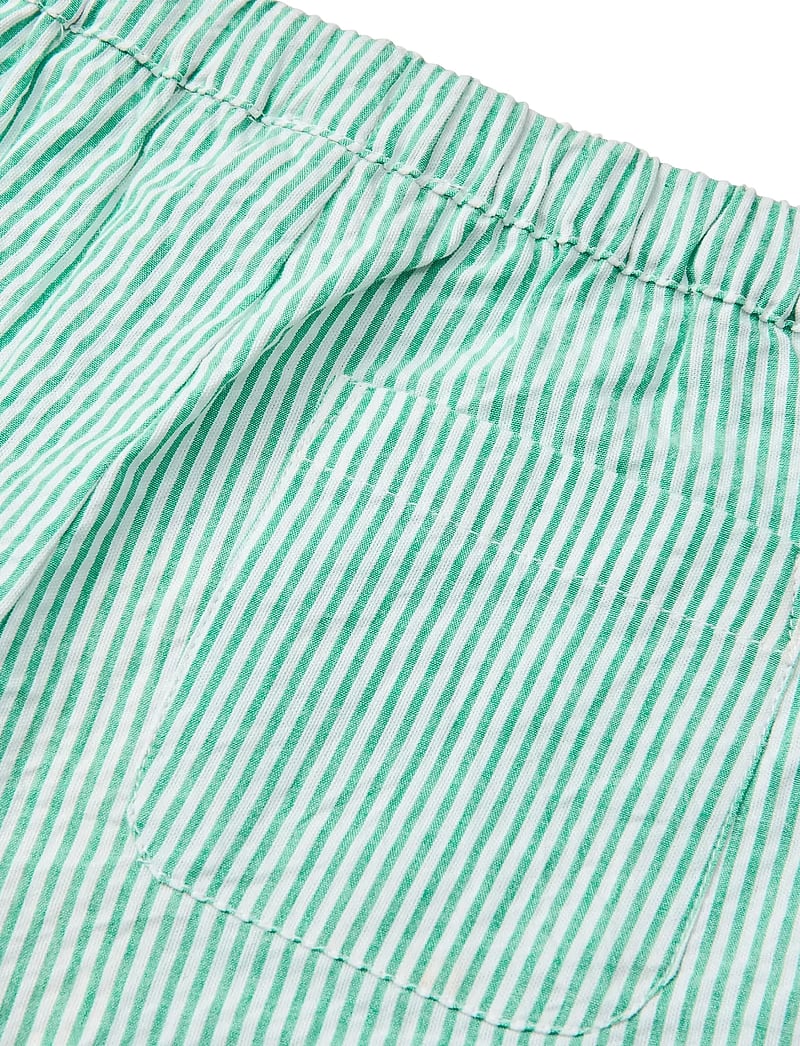 Copenhagen Colors - SEERSUCKER PANTS - babybukser - sharp green w cream stripe - 4