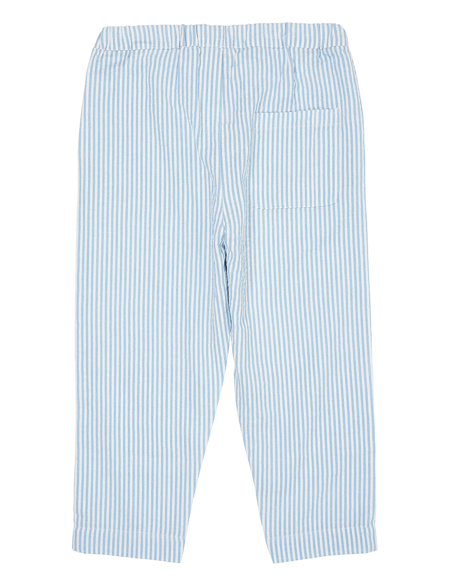 Copenhagen Colors - SEERSUCKER PANTS - babyhosen - sky blue w cream stripe - 3