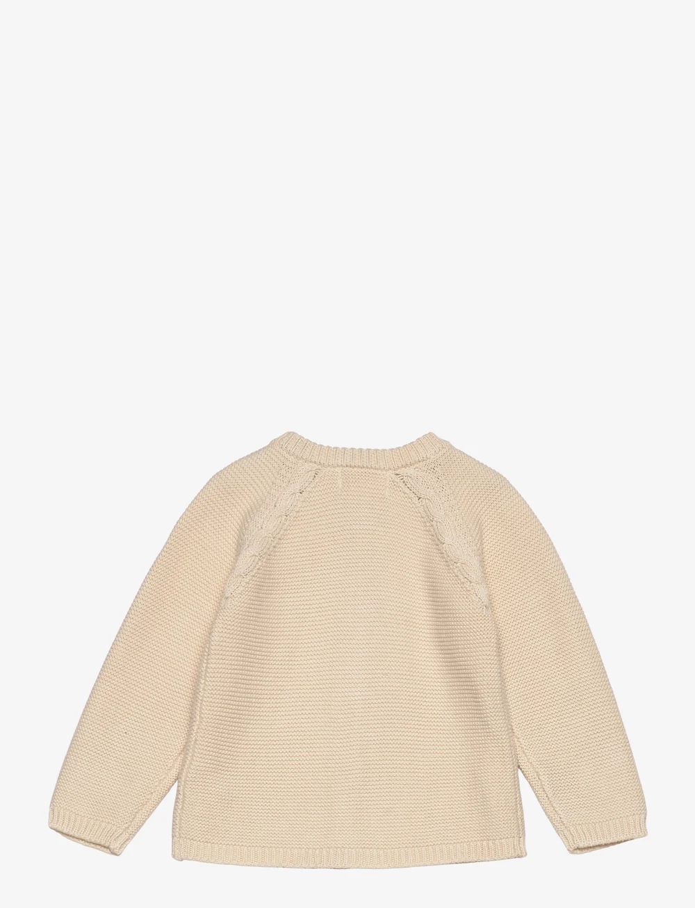 Copenhagen Colors - CLASSIC BABY COTTON CABLE CARDIGAN - cardigans - cream - 1