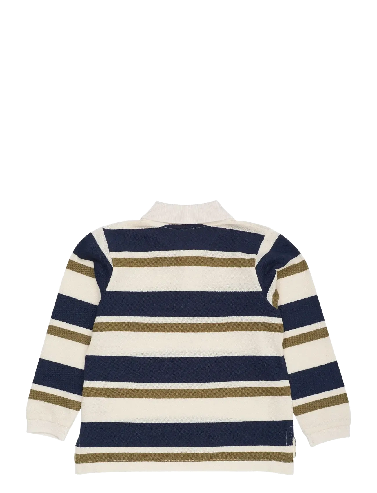 Copenhagen Colors - STRIPED PIQUE POLO W. LS - pikkade varrukatega polod - green combi - 1