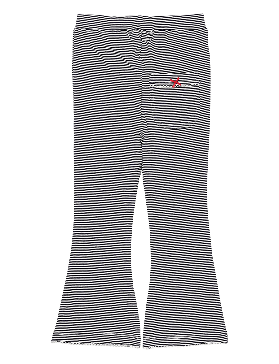 Copenhagen Colors - STRIPED FLARE PANT - babybyxor - navy/cream stripe - 1