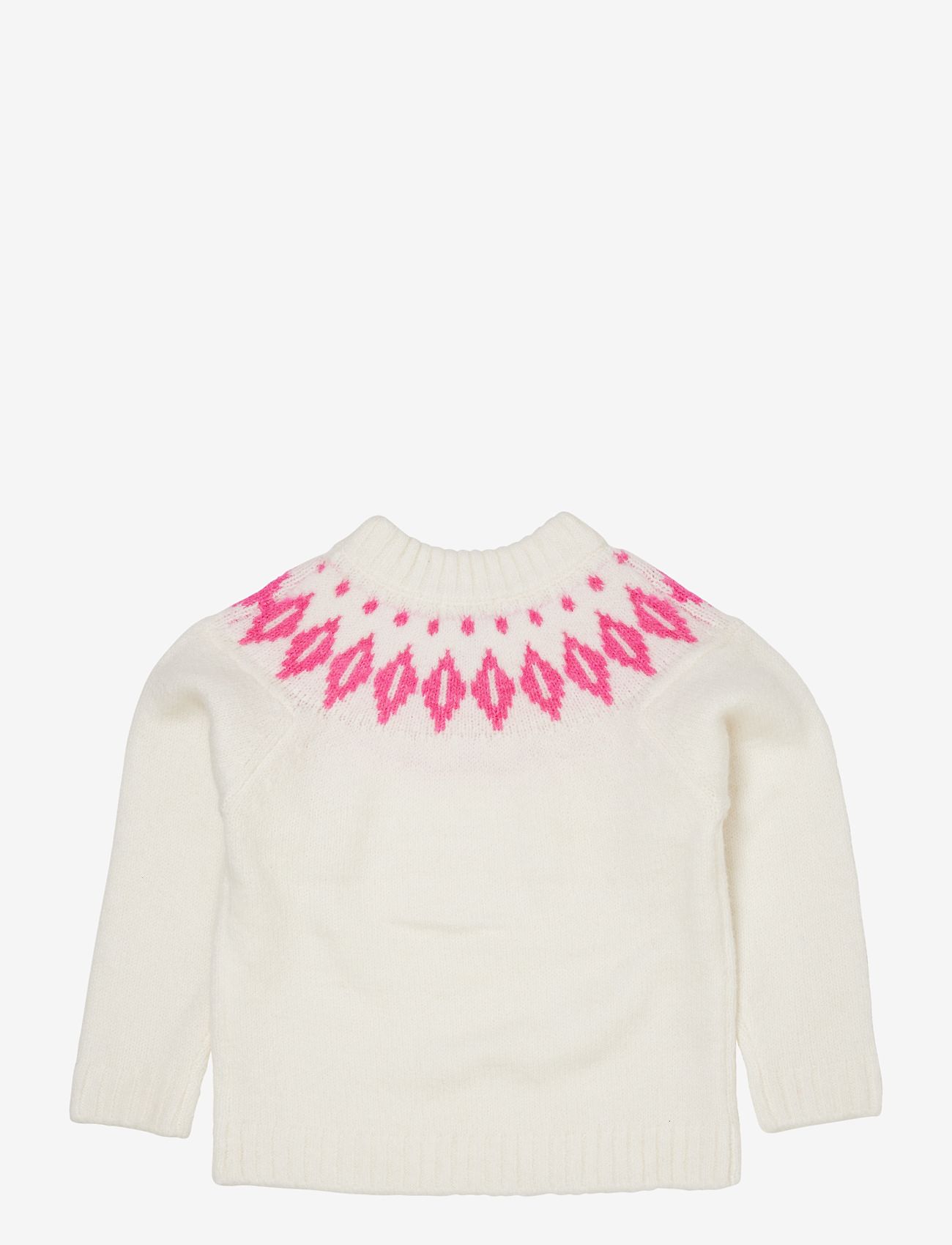Copenhagen Colors - WOOL ICELAND BLOUSE - jumpers - cream/bubblegum combi - 1
