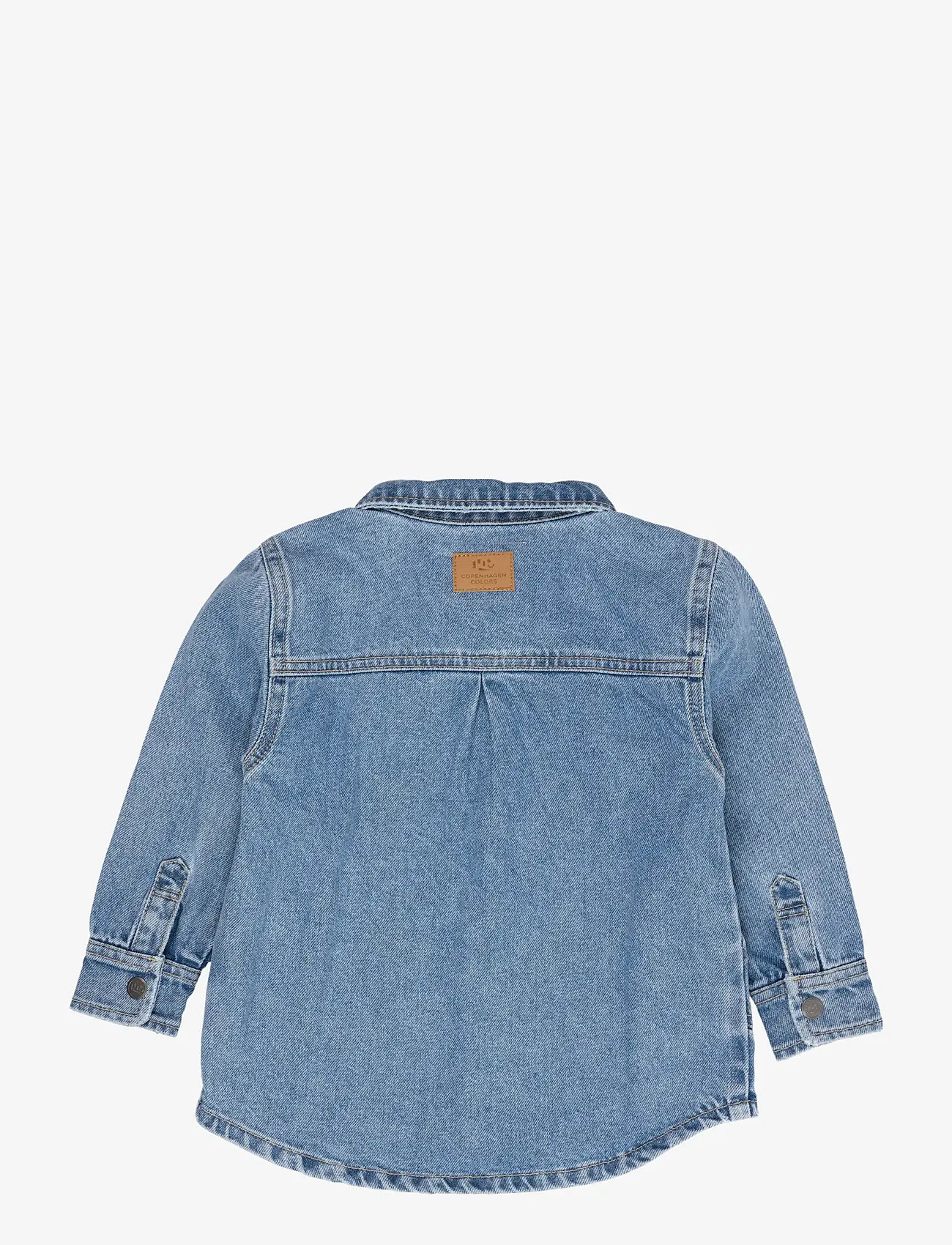 Copenhagen Colors - ORGANIC JEANS JACKET - jeansjackor - lt blue indigo washed - 1