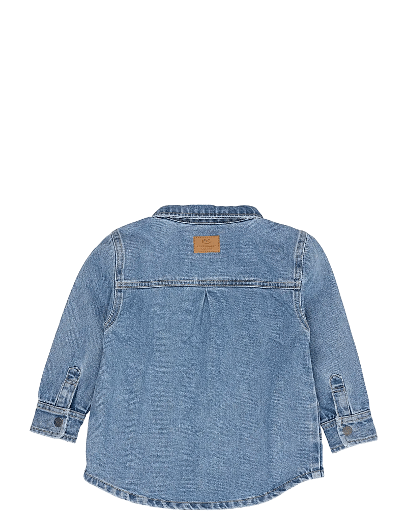 Copenhagen Colors - ORGANIC JEANS JACKET - jeansjackor - lt blue indigo washed - 1