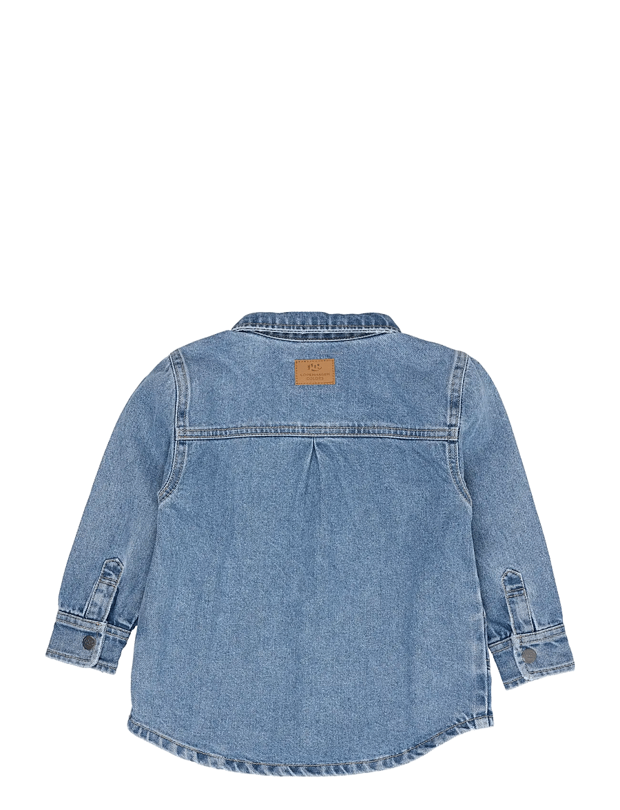 Copenhagen Colors - ORGANIC JEANS JACKET - denim & corduroy - lt blue indigo washed - 1