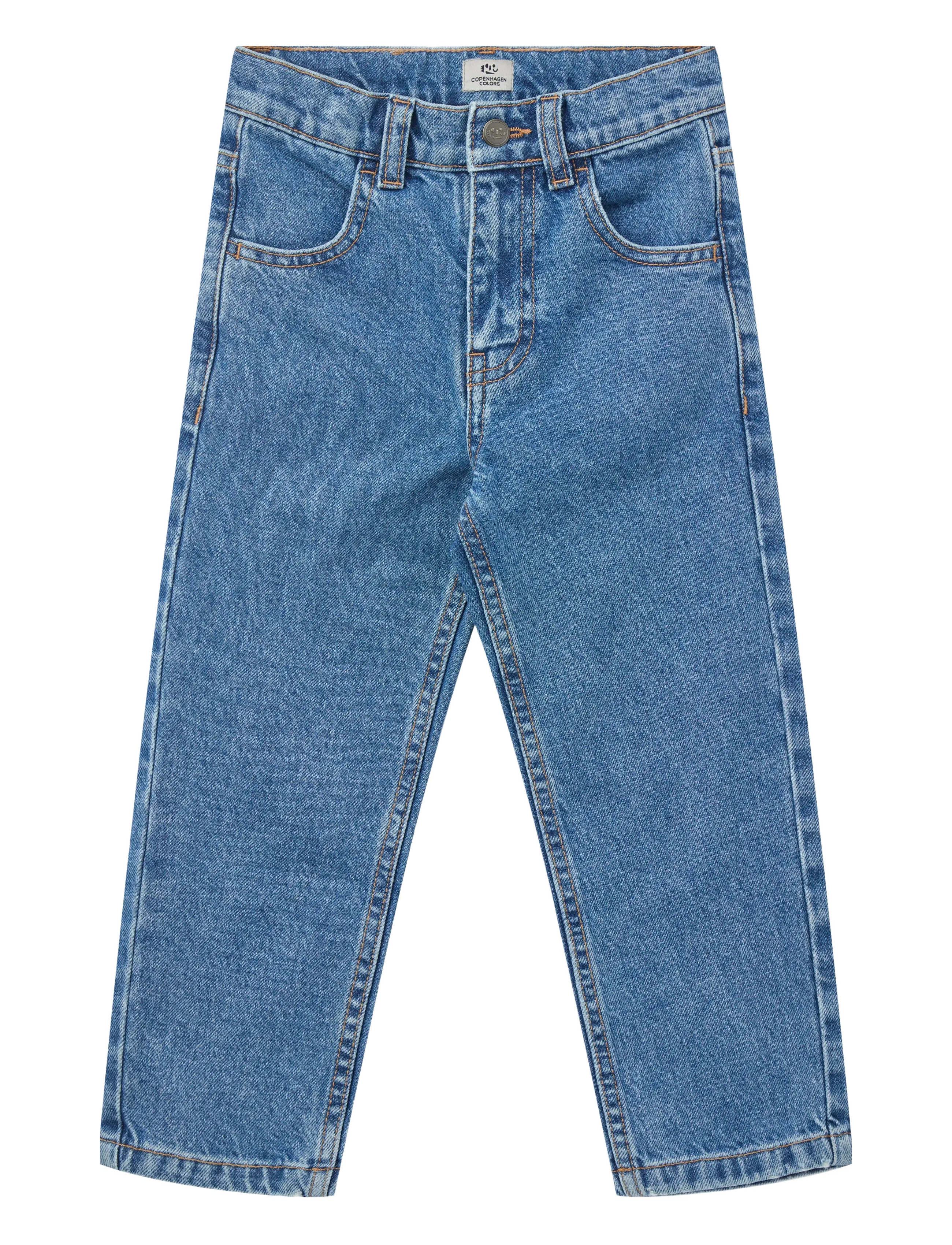 Copenhagen Colors Organic Junior Jeans Regular Fit, 104, Jeans, Blau - Kinder