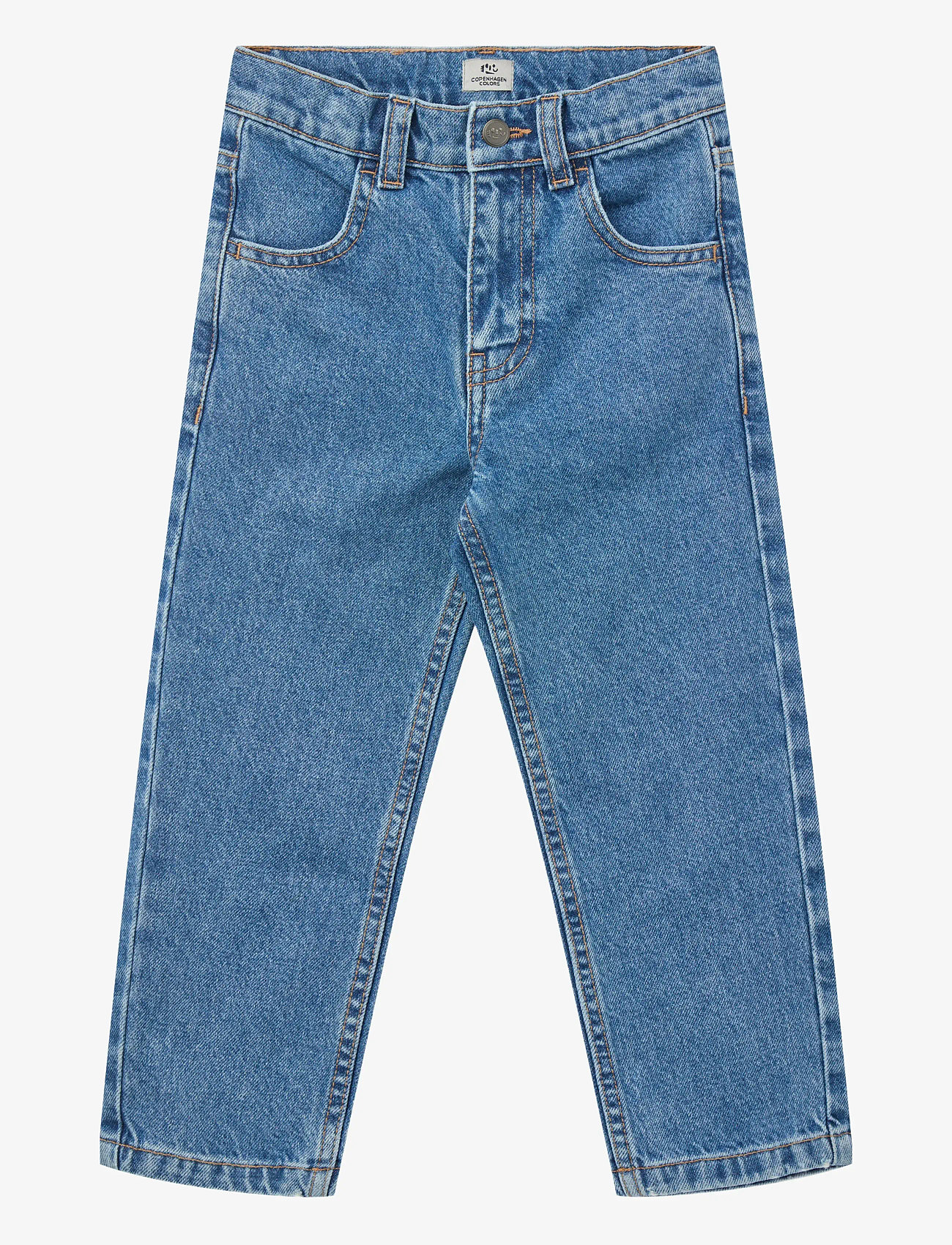 Copenhagen Colors - ORGANIC JUNIOR JEANS - REGULAR FIT - tavalised teksad - indigo blue washed - 0