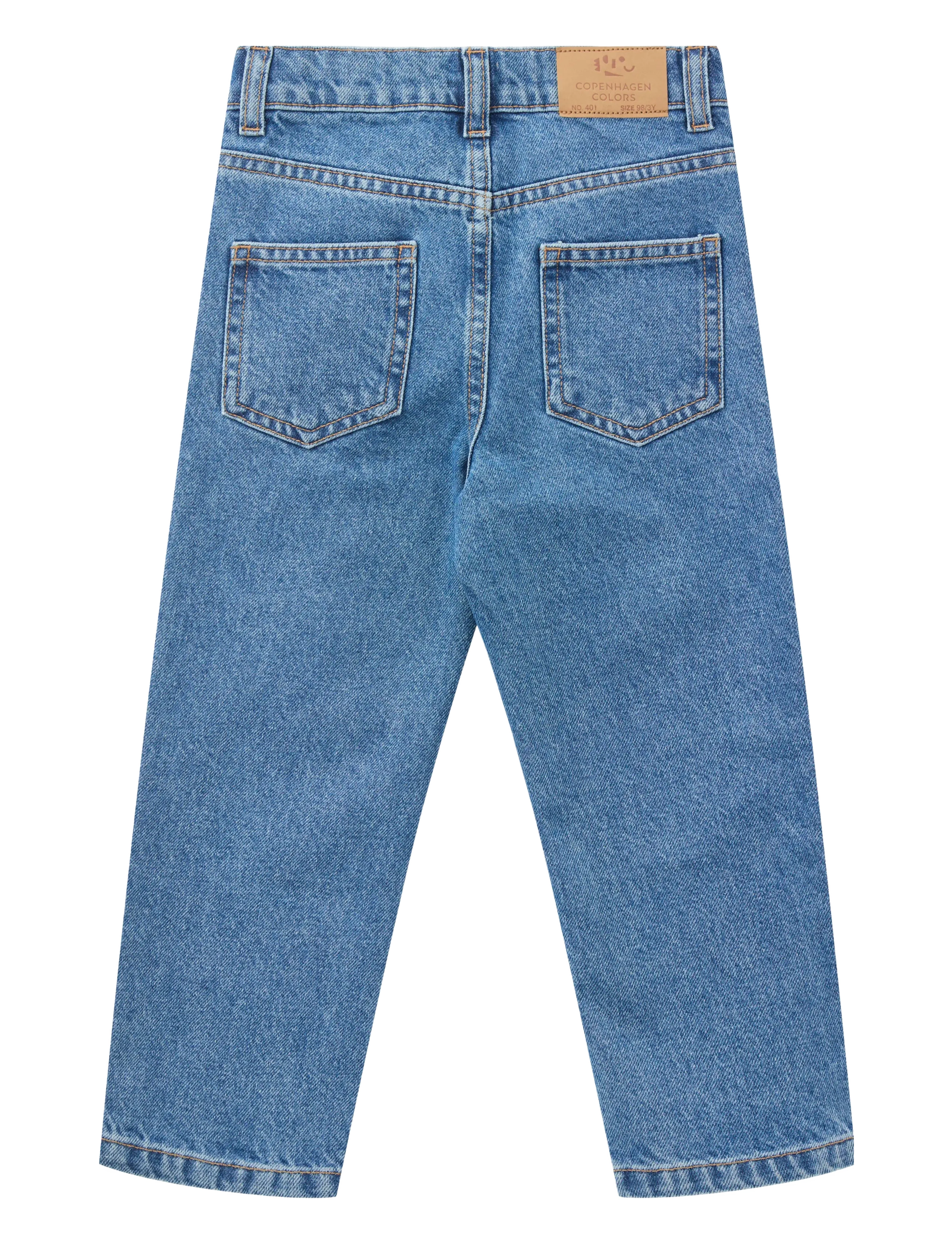 Copenhagen Colors - ORGANIC JUNIOR JEANS - REGULAR FIT - regular jeans - indigo blue washed - 1