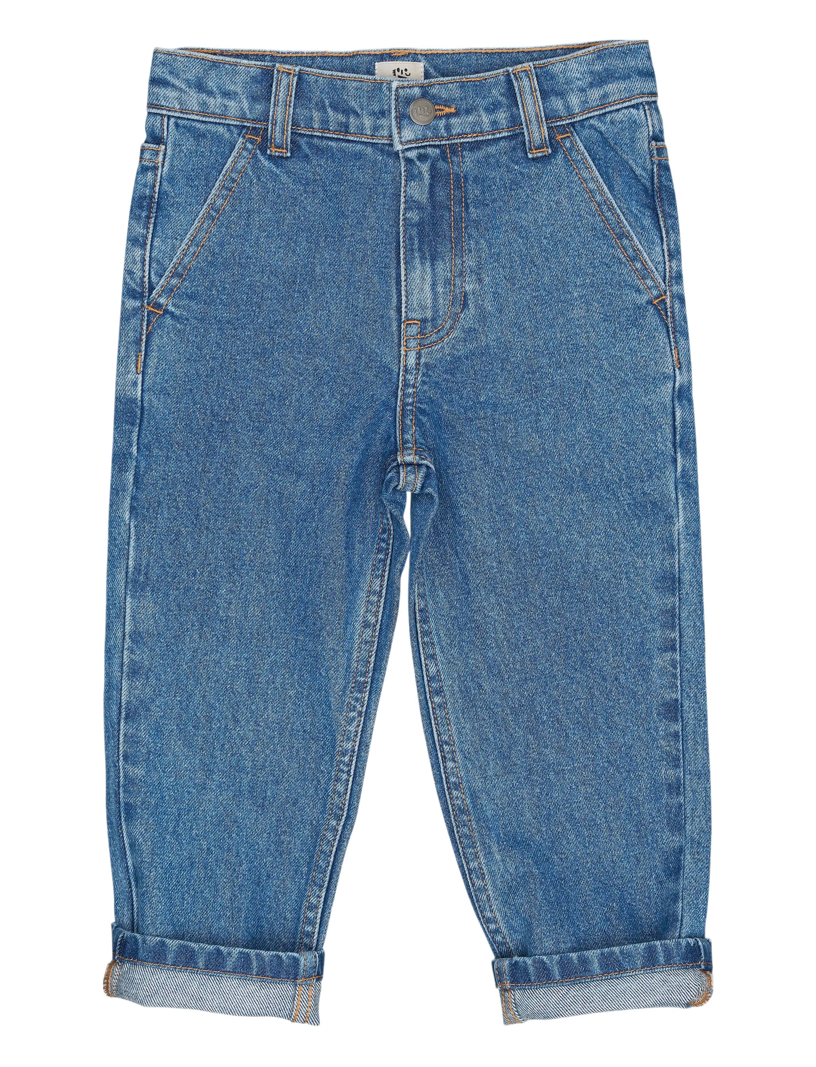 Copenhagen Colors - ORGANIC JUNIOR JEANS - REGULAR FIT - regular jeans - indigo blue washed - 2