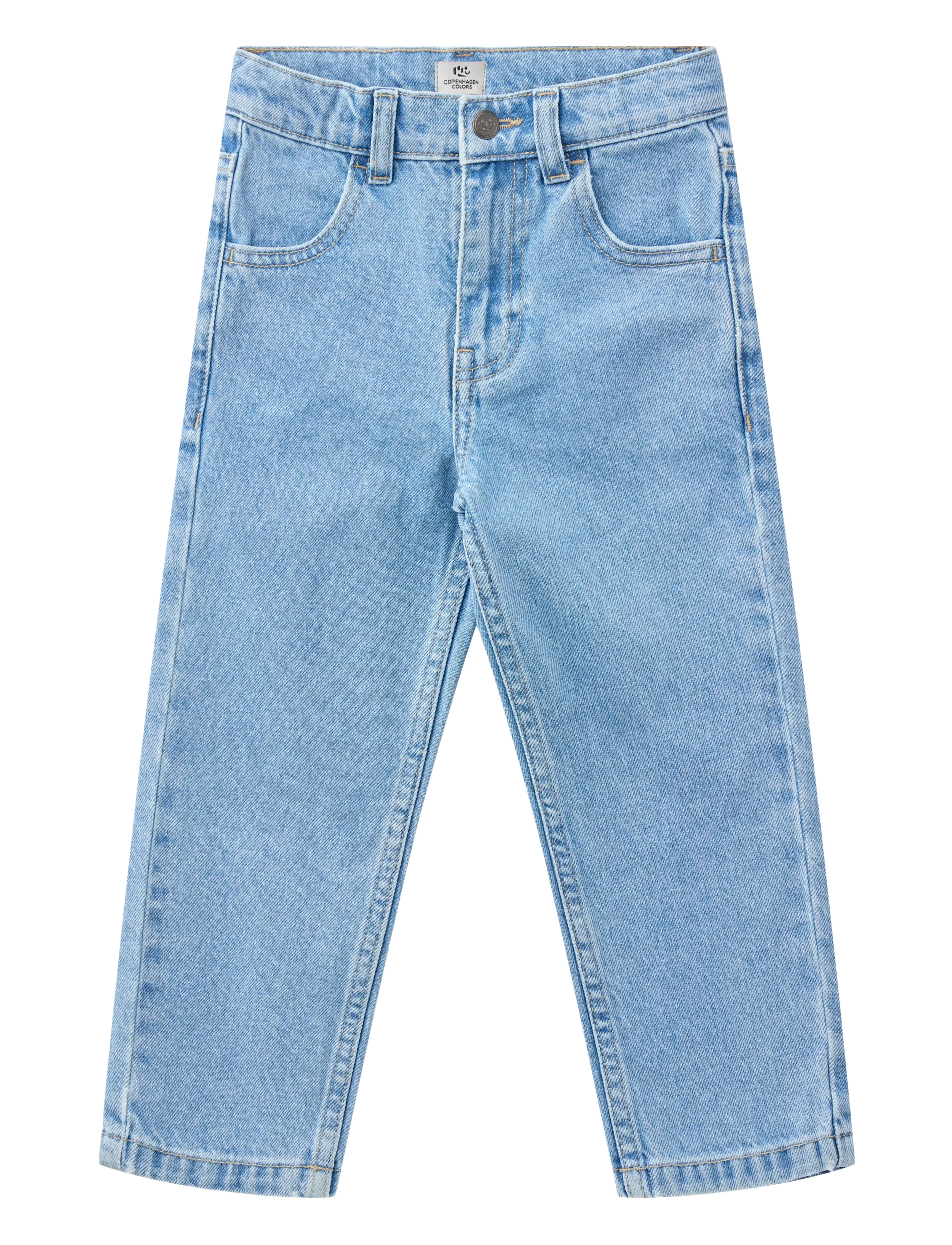 Copenhagen Colors Organic Junior Jeans Regular Fit, 116, Jeans, Blau - Kinder