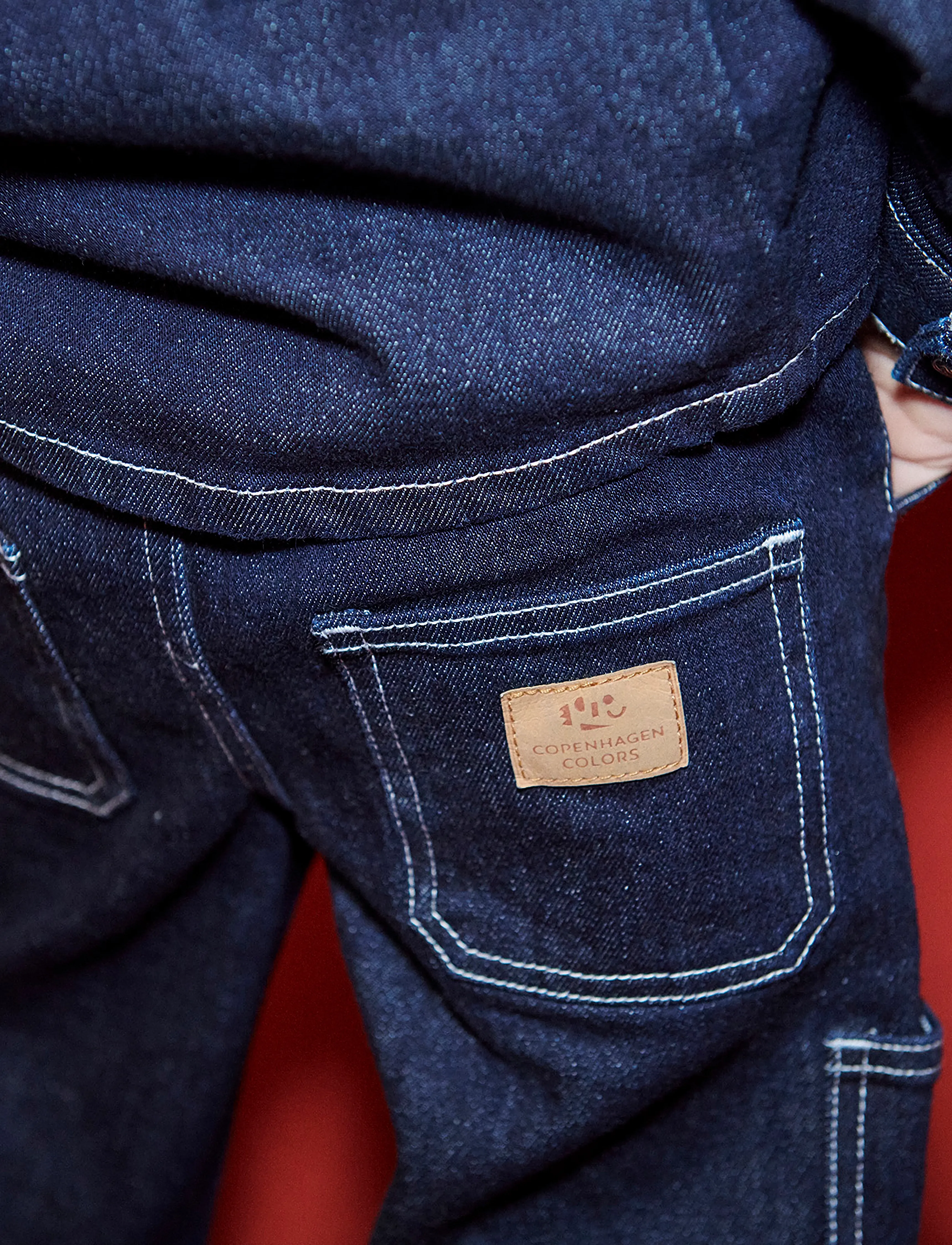 Copenhagen Colors - Denim Cargo Pants - raw denim - 5