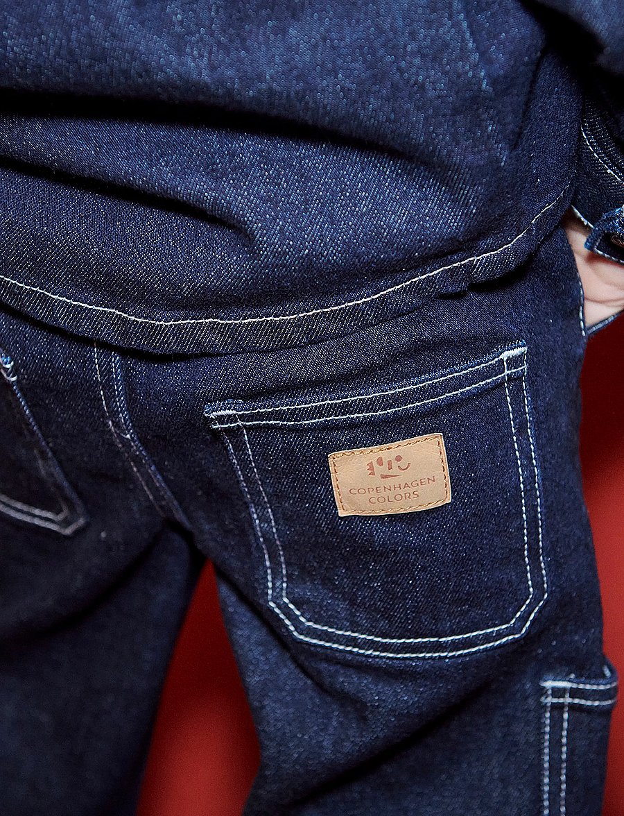 Copenhagen Colors - Denim Cargo Pants - raw denim - 5