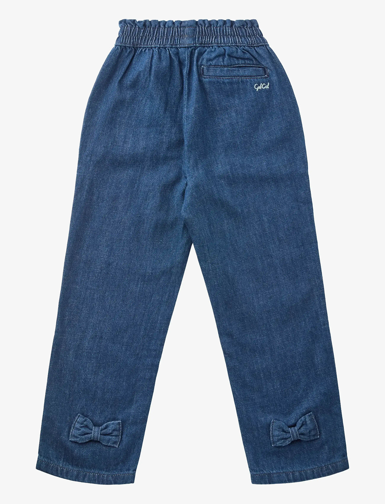 Copenhagen Colors - ORGANIC CHINOS W. BOW - regular jeans - dark indigo blue washed - 1